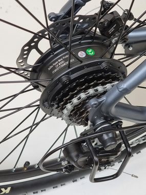 Myatu E-Bike 27,5 Zoll E-MTB voll integriertem Akku mit 250W Motor, 7 Gang, Kettenschaltung