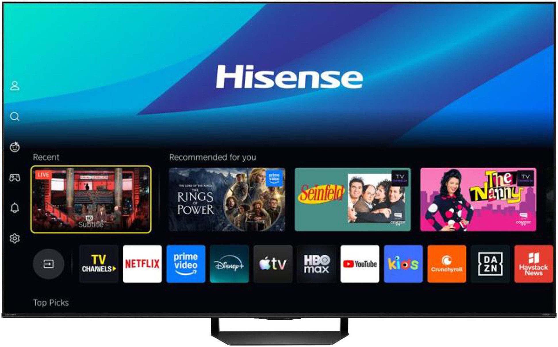 Hisense 75U7DS PRO Mini-LED-Fernseher (189 cm/75 Zoll, 4K Ultra HD, Smart-TV)
