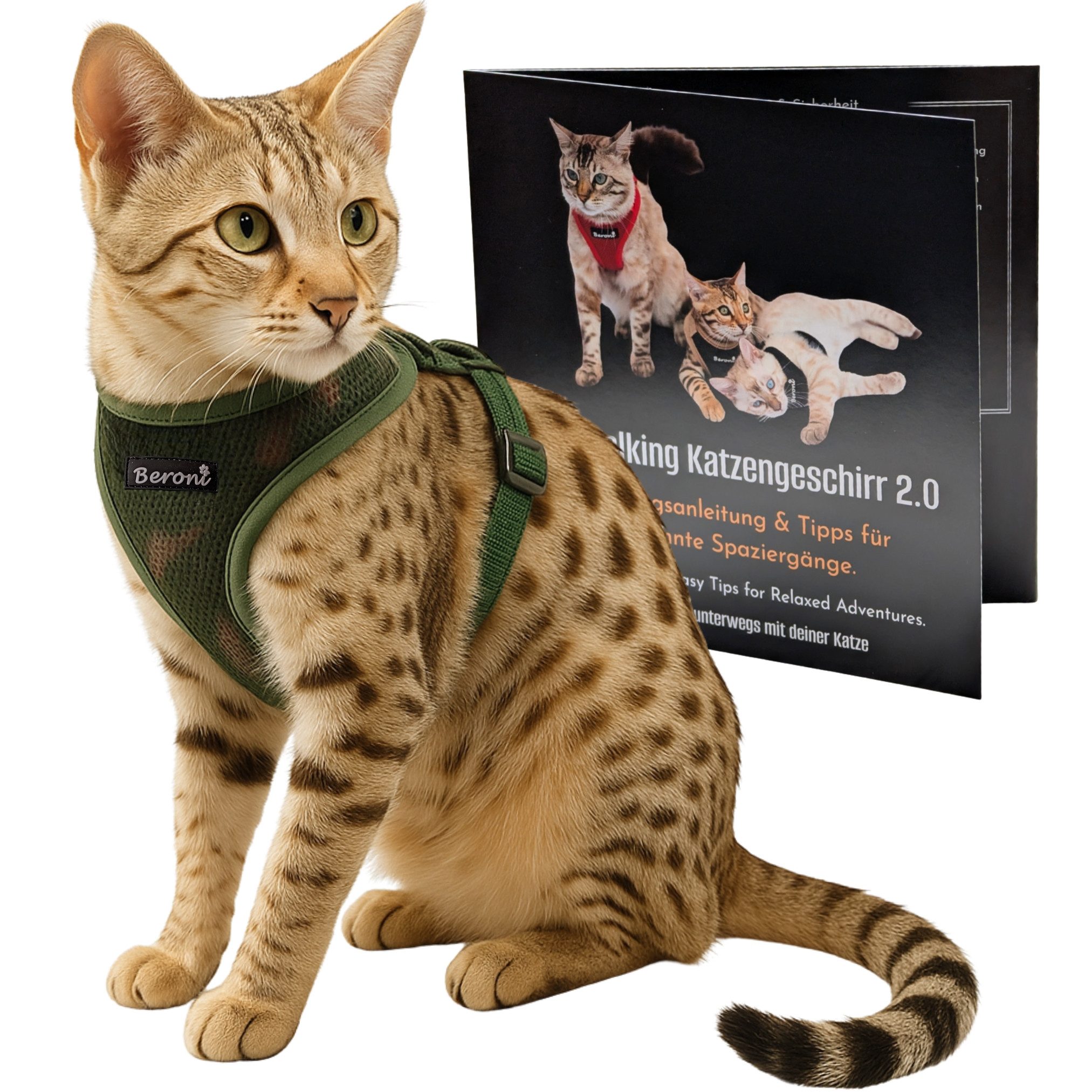Beroni Geschirr Katzengeschirr für Katze Easy Walking 2.0 ausbruchsicher ve günstig online kaufen