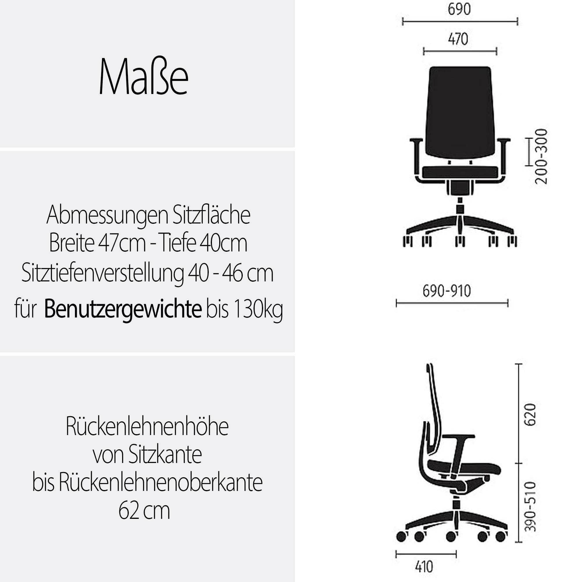 sedus Bürostuhl Sedus Black Dot Air Bürodrehstuhl, BD-125, 3D-Strickpolster