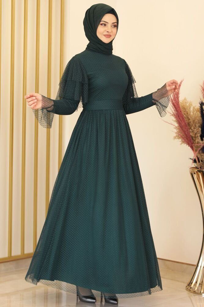 Modavitrini Tüllkleid Abendkleid aus gepunktetem Tüll günstig online kaufen