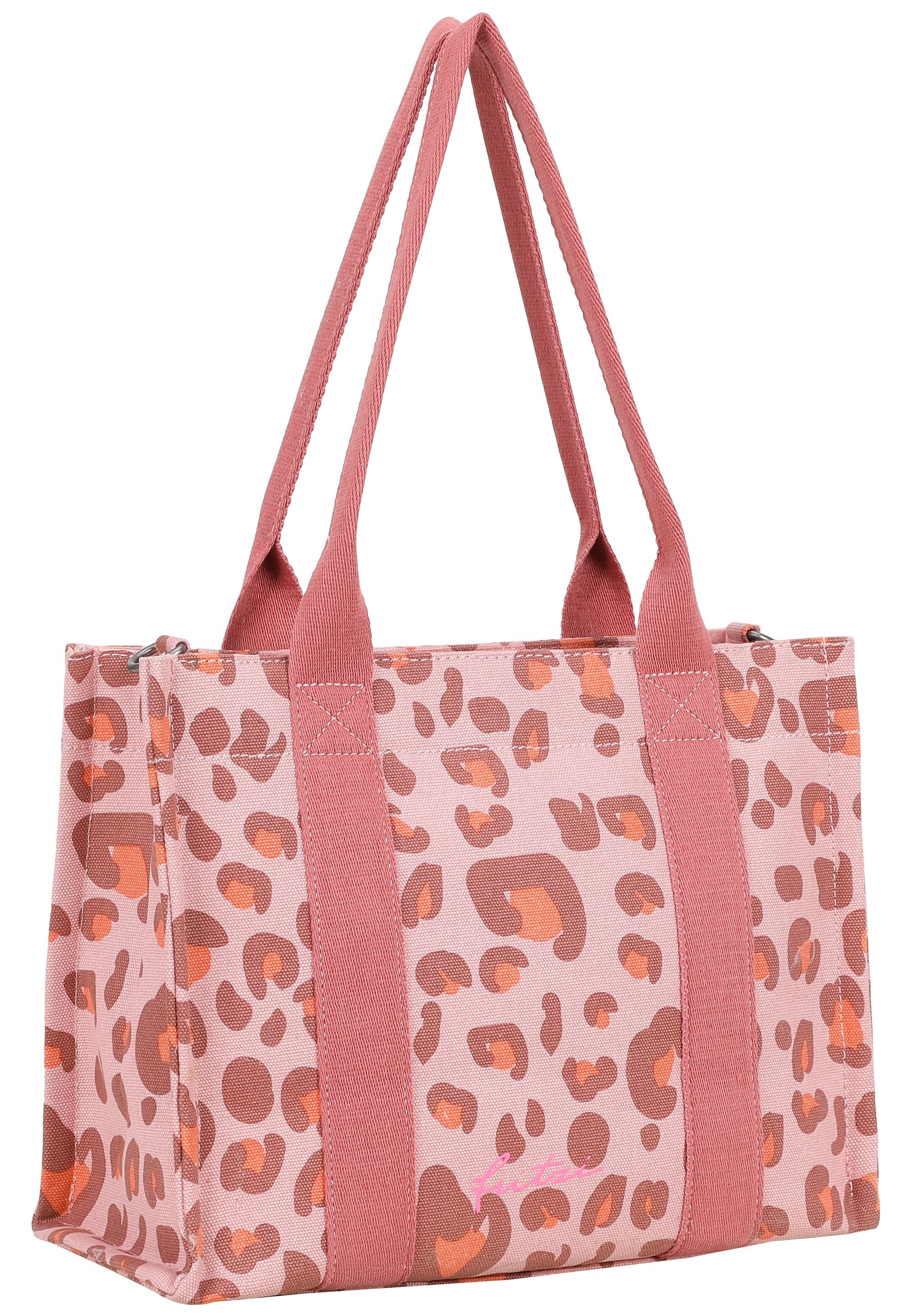Fritzi aus Preußen Henkeltasche Tote Shopper Medium Leo, mit tollem Leo-Print