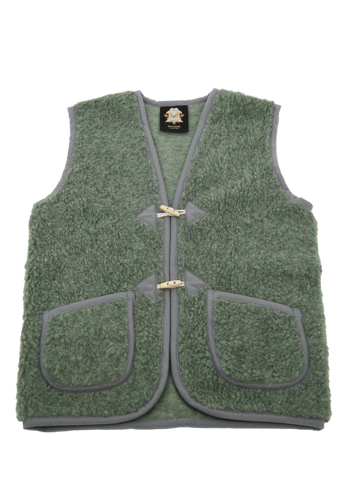 Hollert Fellweste Wollweste Colorado Olive Unisex Merinowolle günstig online kaufen