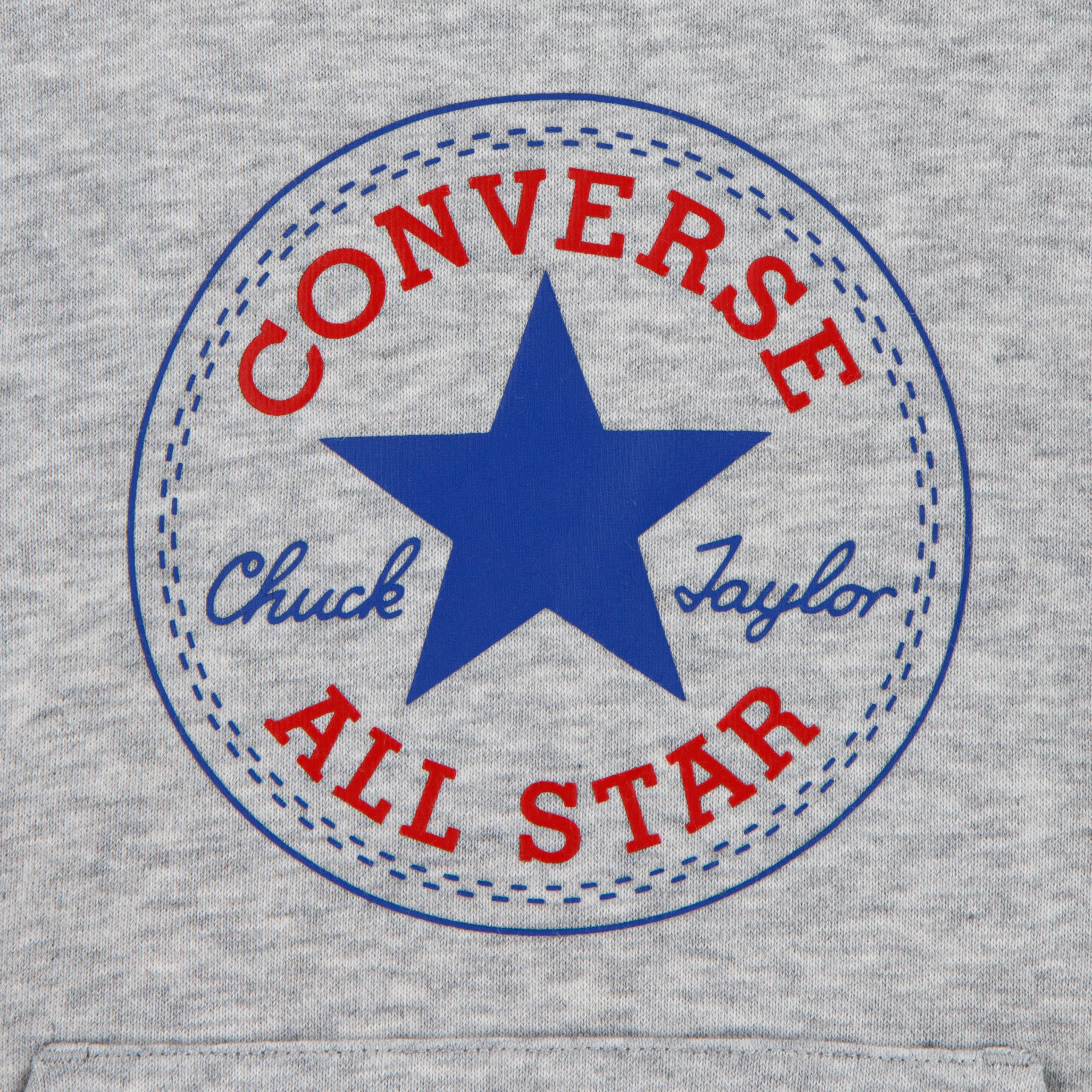 Converse Kapuzensweatshirt CNVB CTP HOODIE aus weichem French Terry, mit gerippten Bündchen und Saum – Bild 4 von 4