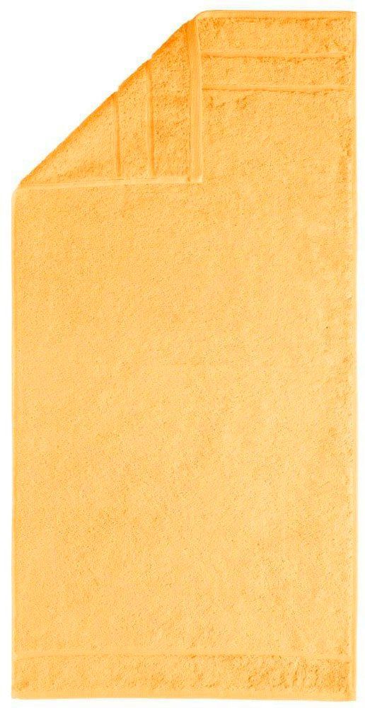 Egeria Handtücher Prestige, Walkfrottee (1-St), Uni Programm mit Streifenbordüre, SUPIMA Baumwolle gelb