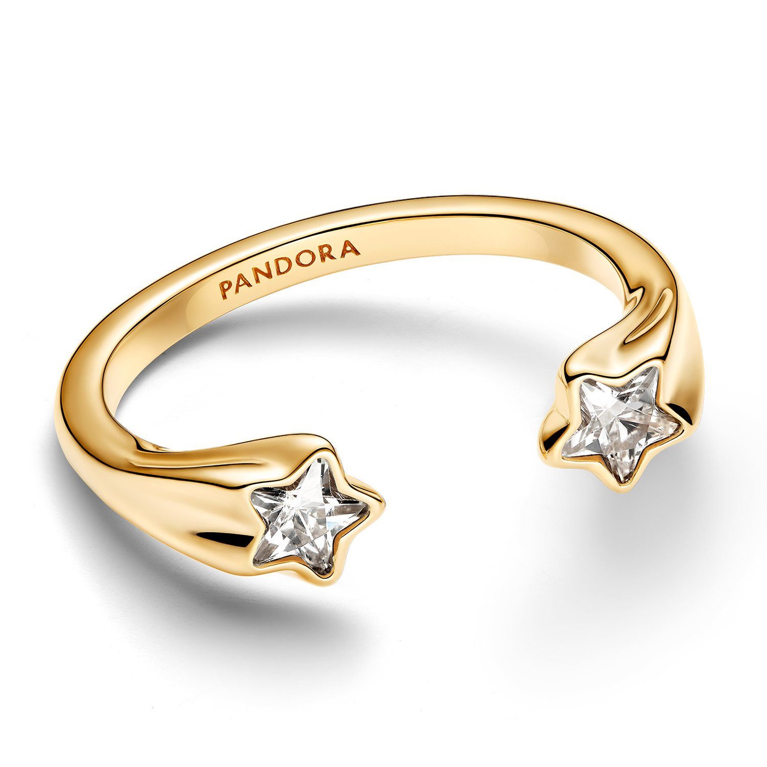 Pandora Fingerring für Sternschnuppen Goldfarben günstig online kaufen