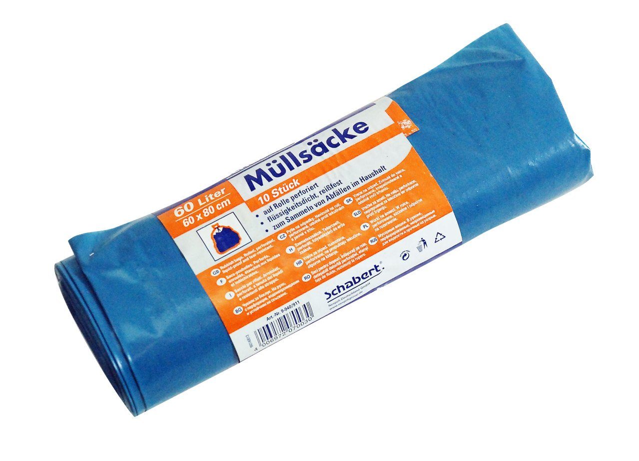 Müllbeutel Müllsäcke 60 L 10 Stück