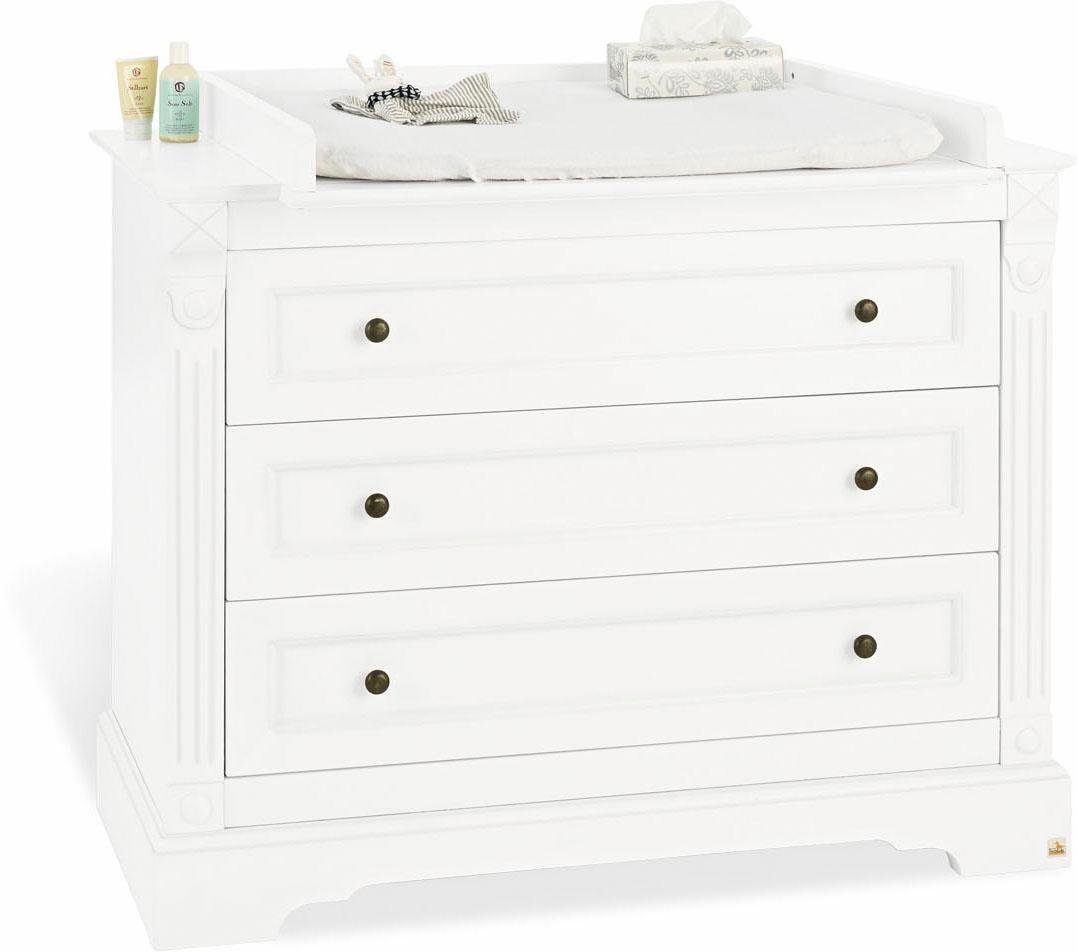 Möbel Babymöbel Pinolino® Babymöbel-Set Emilia, (Spar-Set, 2-St), breit; mit Kinderbett und Wickelkommode