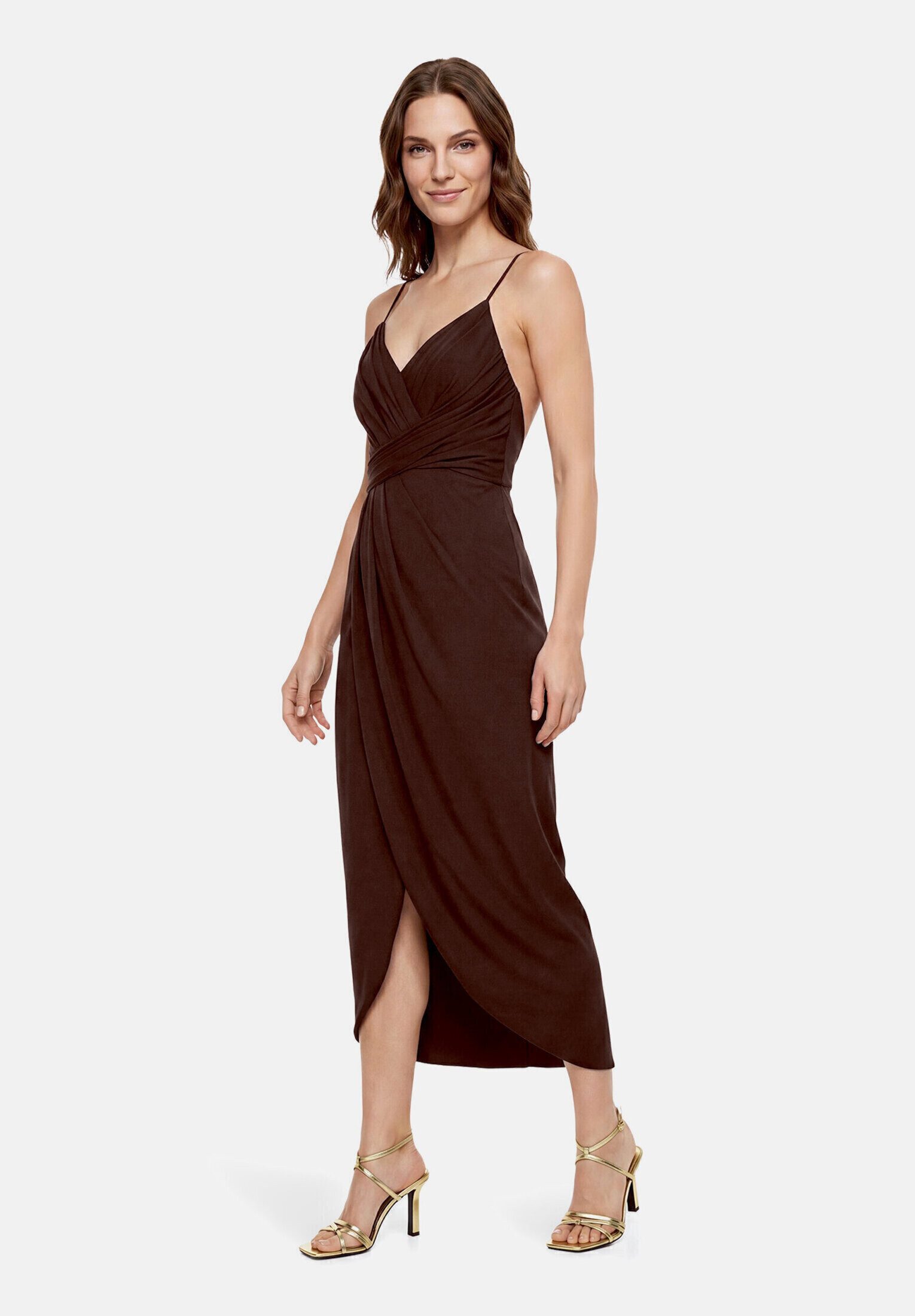 Vera Mont Abendkleid Damen mit Raffung Material