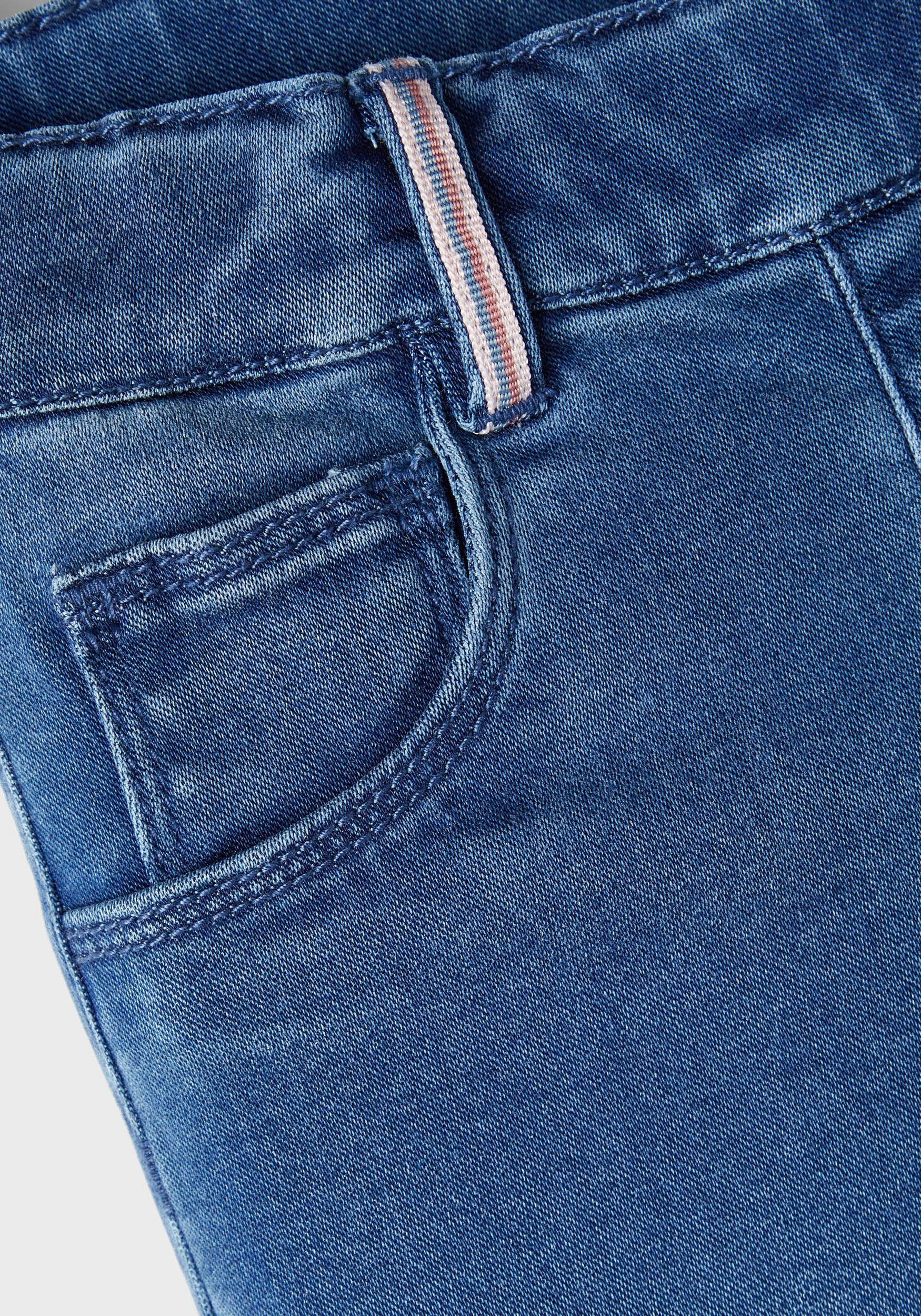 DNM Denim It NOOS, und Lyocell Slim-fit-Jeans SLIM mit LEGGING Softer NMFSALLI elastischer 1380-TO Name