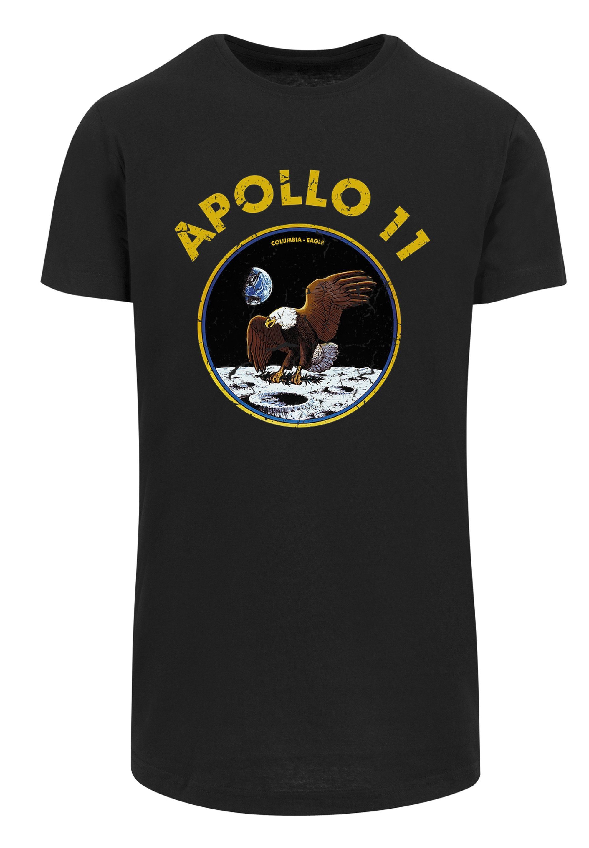 Mondlandung Merch,Lang,Longshirt,Bedruckt Black T-Shirt NASA F4NT4STIC Herren,Premium Classic