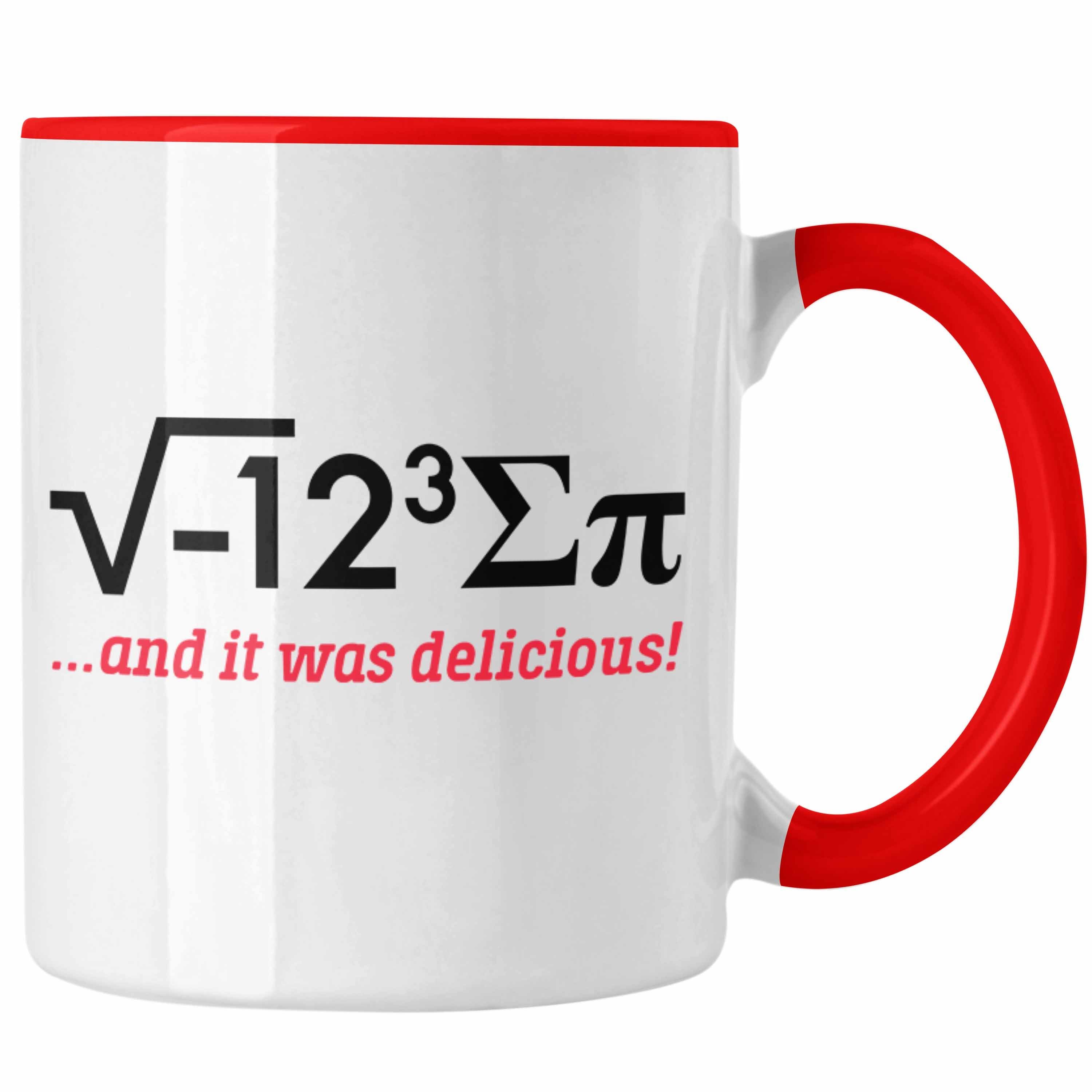 Trendation Tasse Mathematiker Witze Tasse Geschen I Ate Some Pie Mathestudenten Geschen Rot