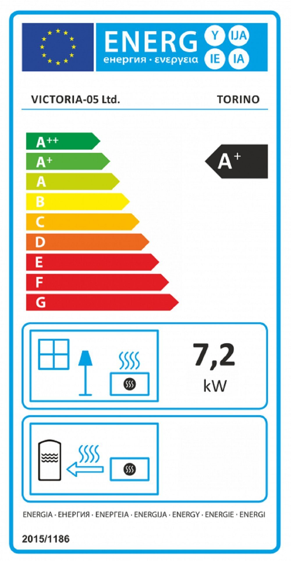 Victoria 05 Kaminofen Torino, 7,20 kW günstig online kaufen
