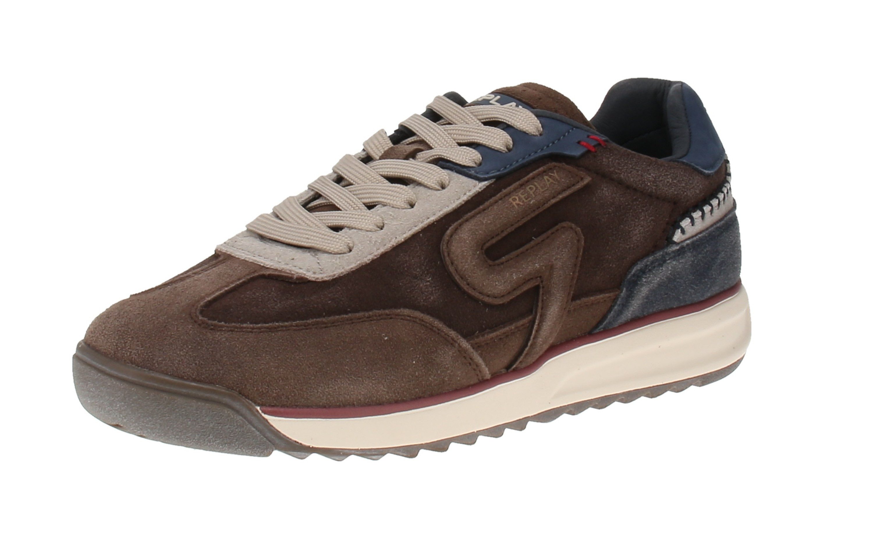 Replay Replay Yard College GMSIB C0002L - Herren Sneaker - 012-Brown Sneaker