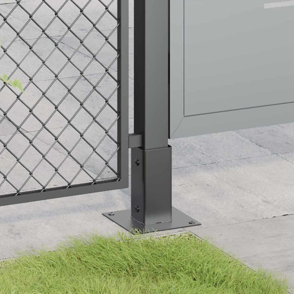 vidaXL Zaunpfosten Pfostenträger Quadrat 4 Stk. günstig online kaufen