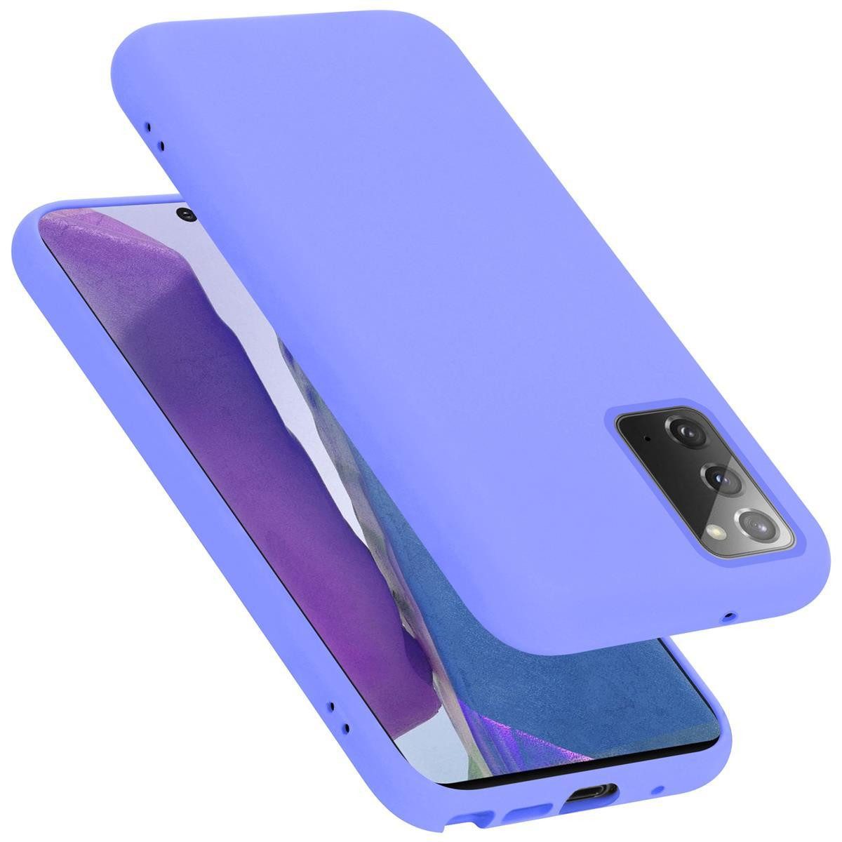 Cadorabo Handyhülle für Samsung Galaxy NOTE 20 Hülle Samsung Galaxy NOTE 20, Flexible Hülle TPU Silikon Schutzhülle Back Cover Case