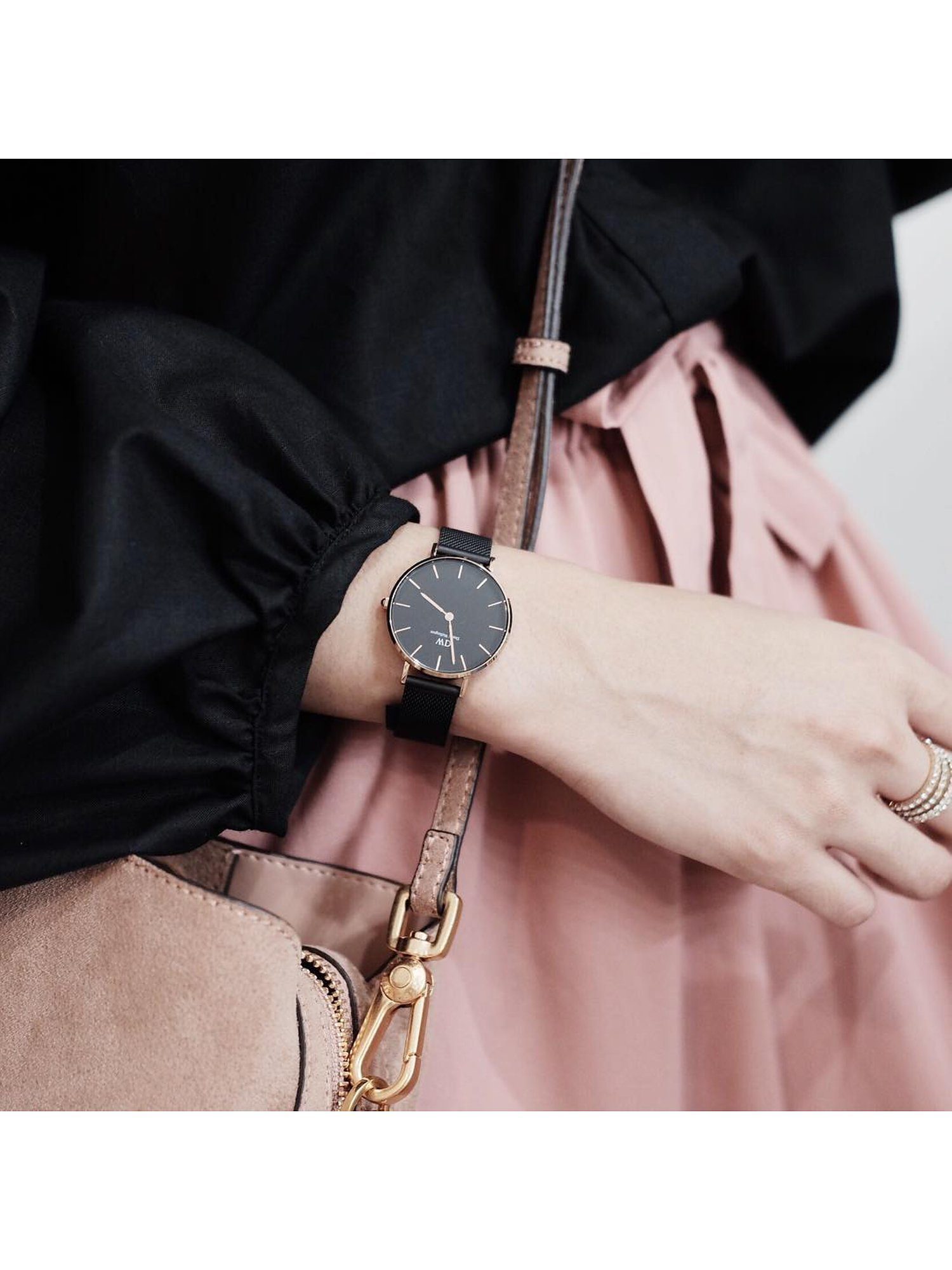 Daniel Wellington Quarzuhr Daniel Wellington Damen-Uhren Analog Quarz, Klassikuhr