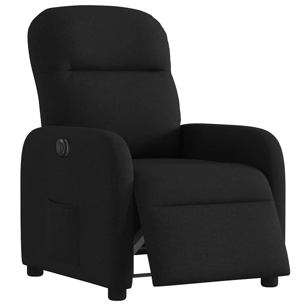vidaXL Sessel Relaxsessel Elektrisch Schwarz Stoff günstig online kaufen