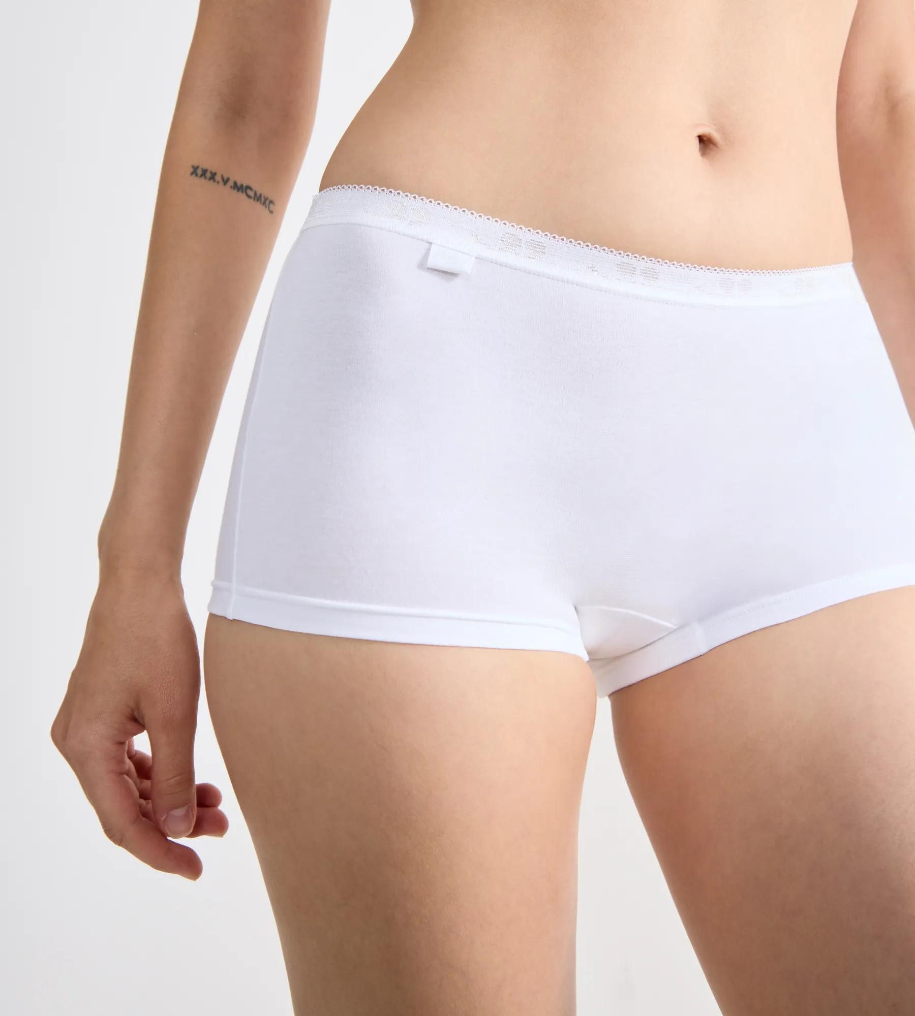 sloggi Panty Basic+ Short Cotton-Mix, sportiver-Look