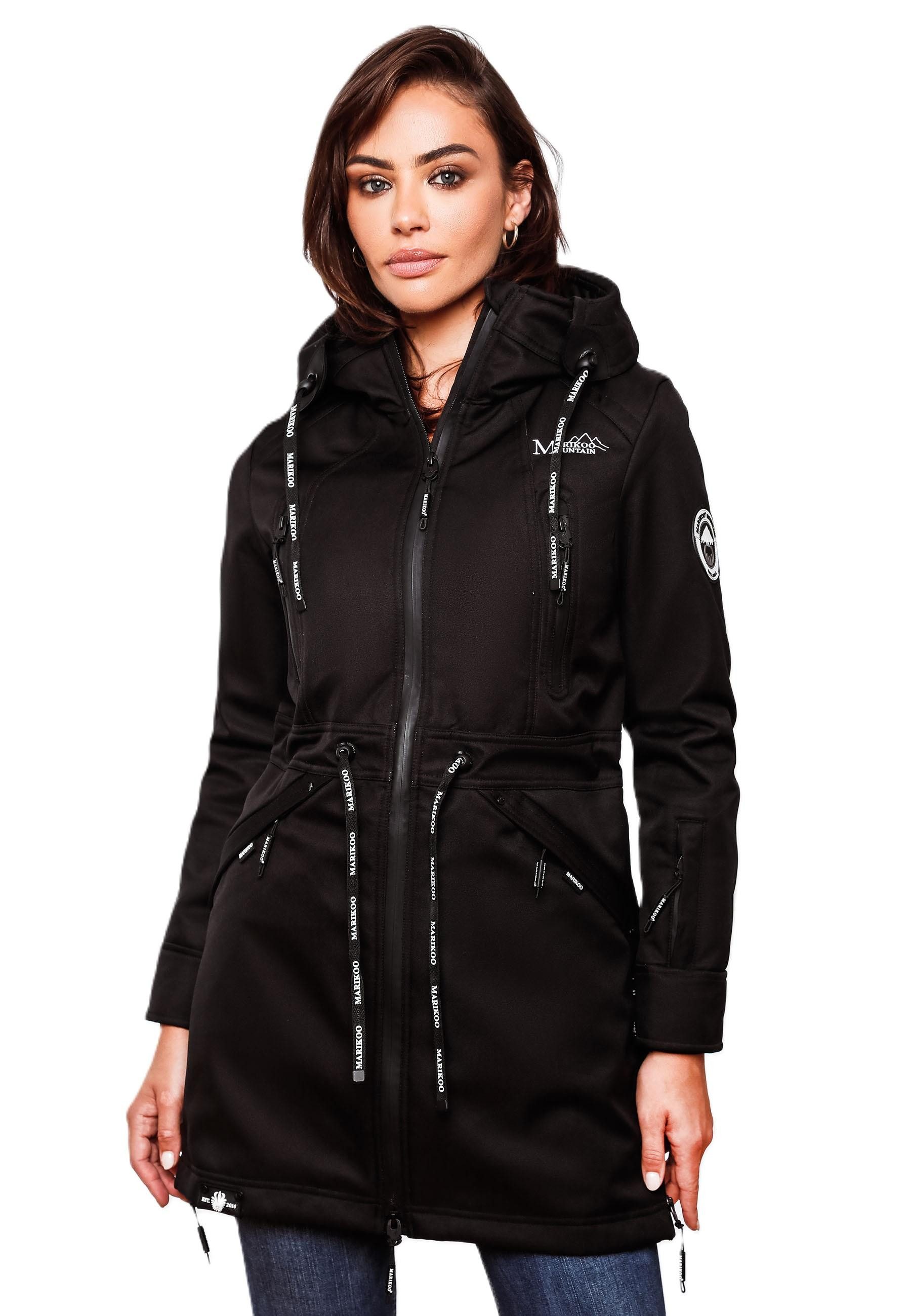 Marikoo Softshelljacke mit warmen Teddyfleece