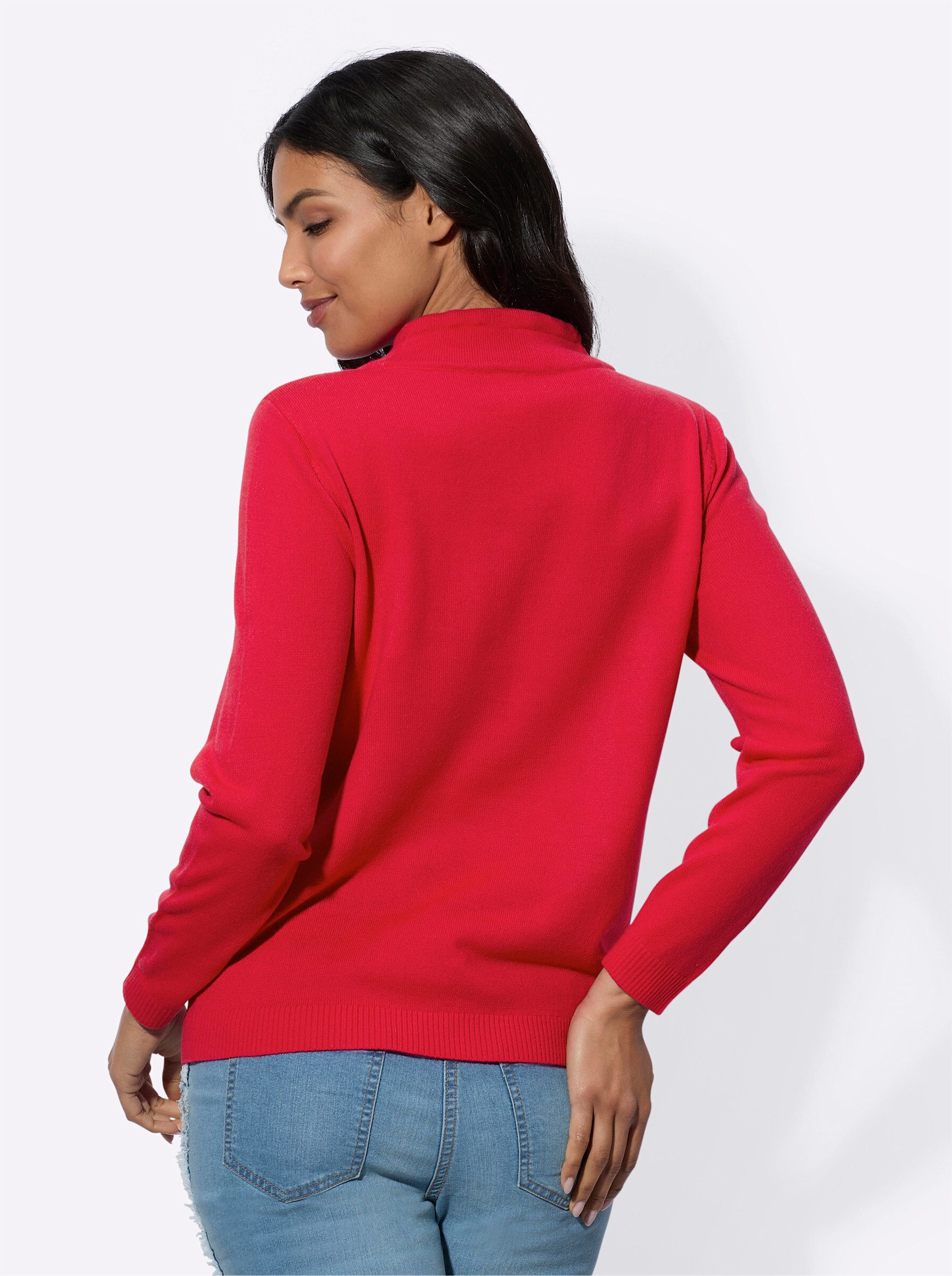 Sieh an! Strickpullover Langarm-Pullover günstig online kaufen