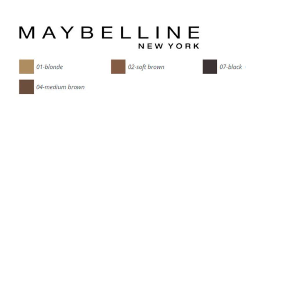 MAYBELLINE NEW YORK Augenbrauen-Stift Brow Ultra Slim Defining Eyebrow Pencil 01 Blonde