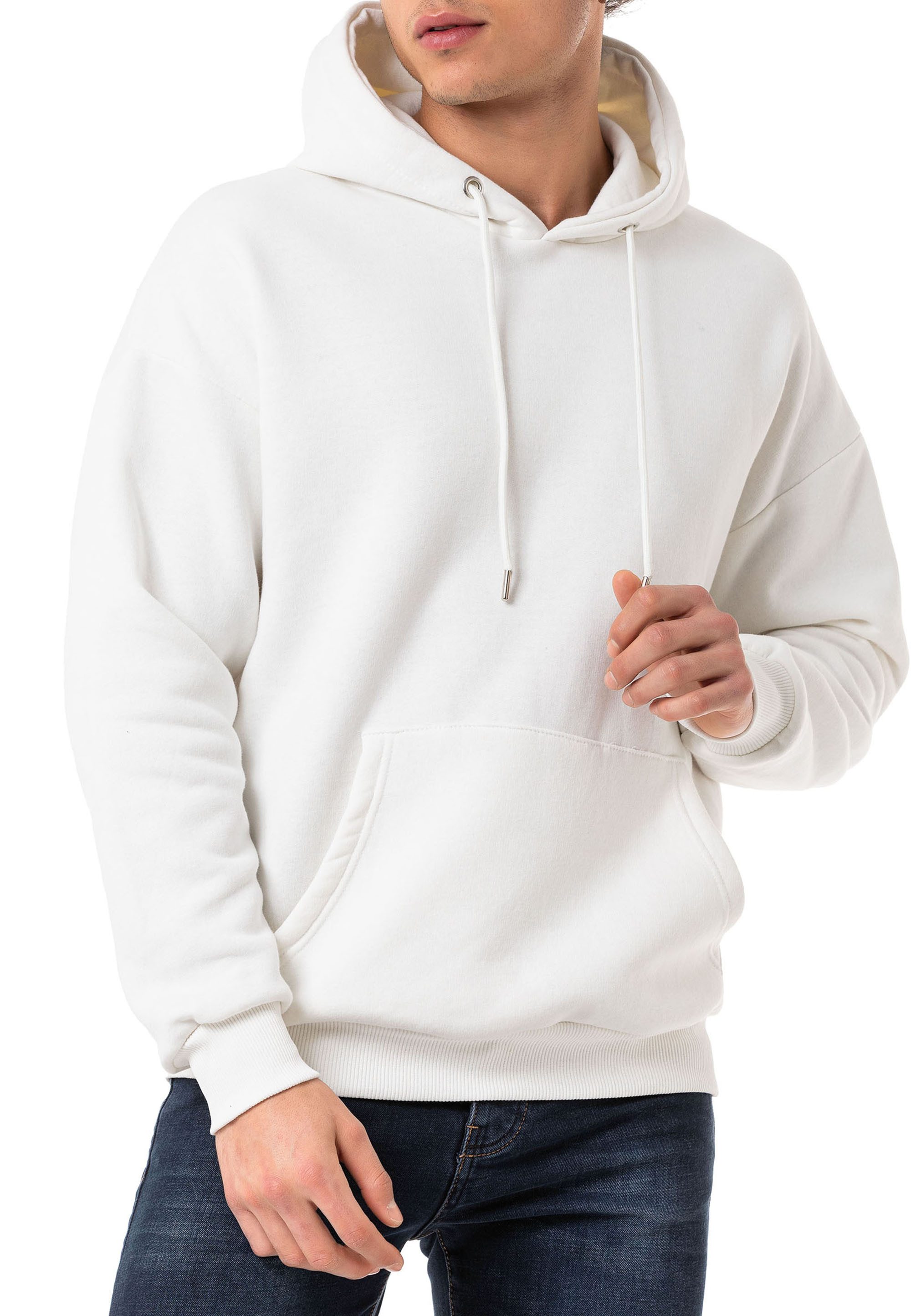 RedBridge Hoodie mit Kängurutasche Kapuzenpullover Klassisch Casual