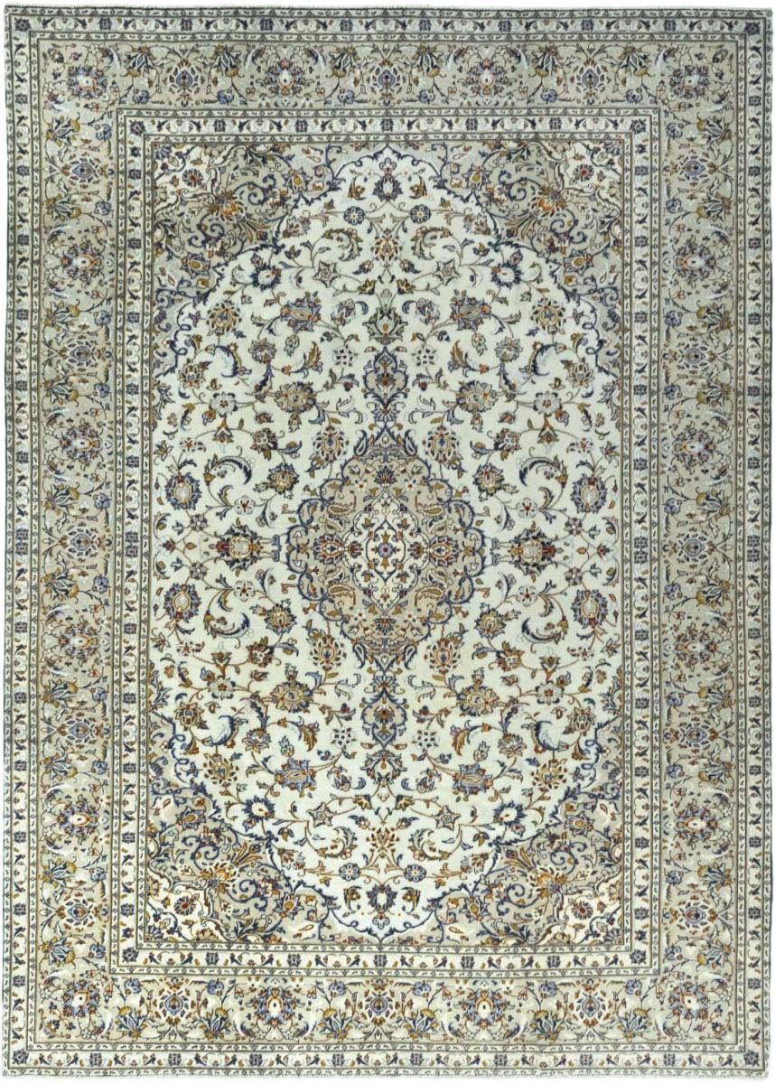 Orientteppich Keshan 241x339 Handgeknüpfter Orientteppich / Perserteppich, Nain Trading, rechteckig, Höhe: 12 mm | Kurzflor-Teppiche