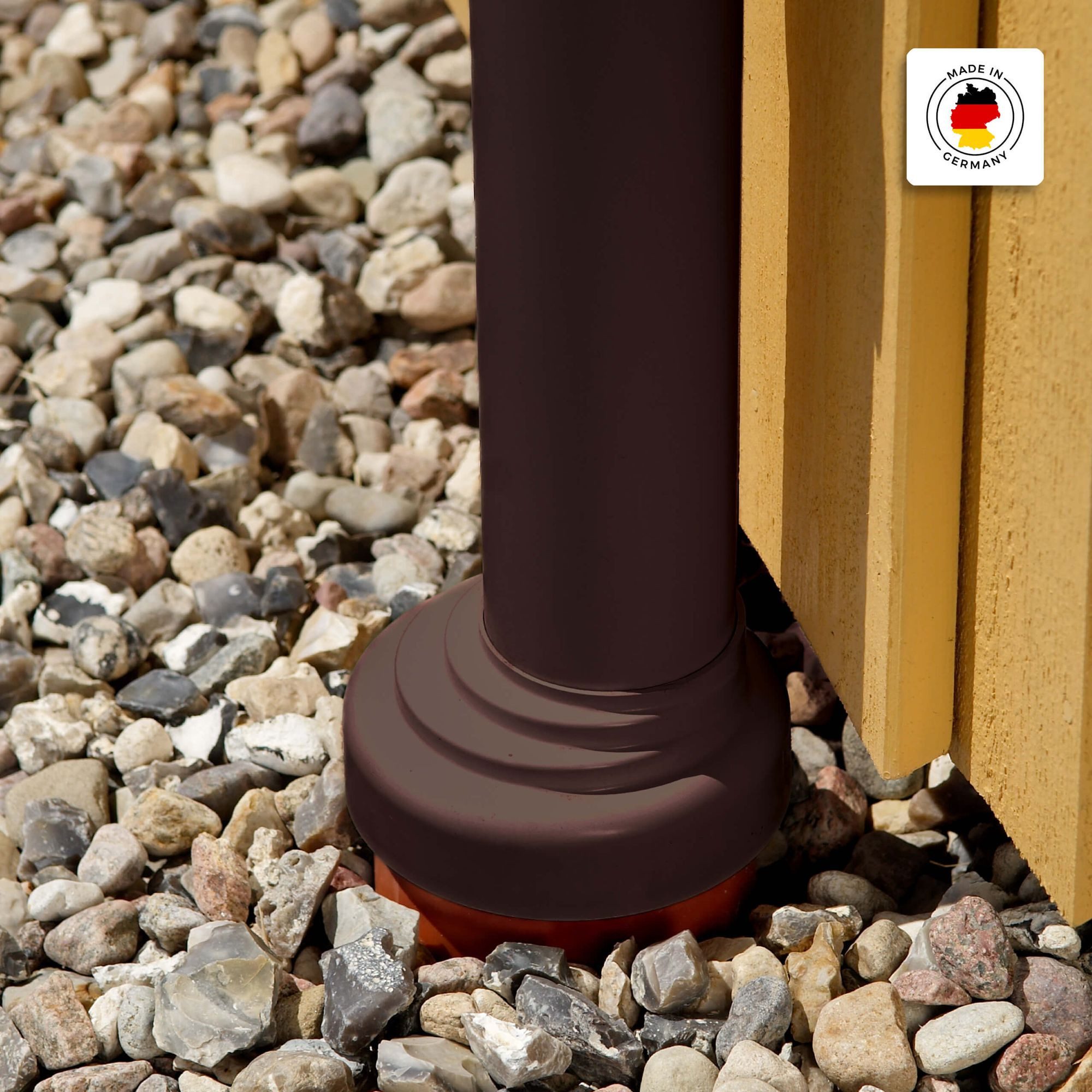 INEFA Regenfallrohr Verbindungsstück Fallrohr zu Abfluss, (DN 50), Übergangsstück aus PVC-U Kunststoff, einfache Montage, Made in Germany