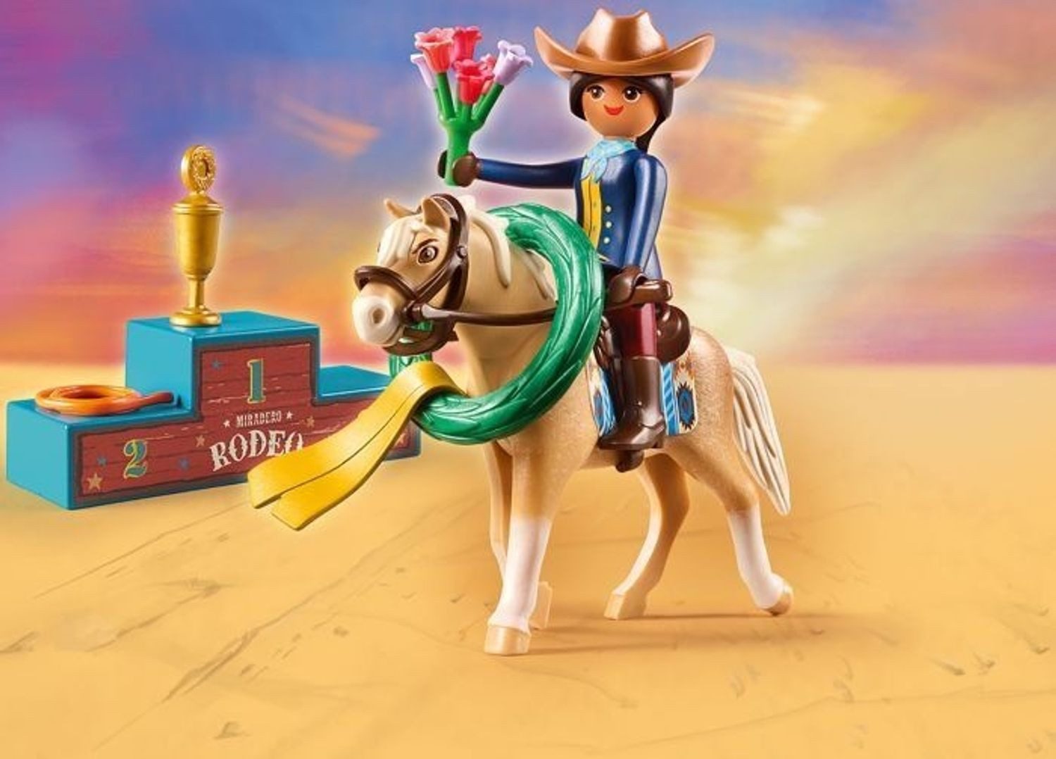 Playmobil® Spirit Riding Free Rodeo Pru Konstruktions-Spielset, (Rodeo Pru), Made in Europe