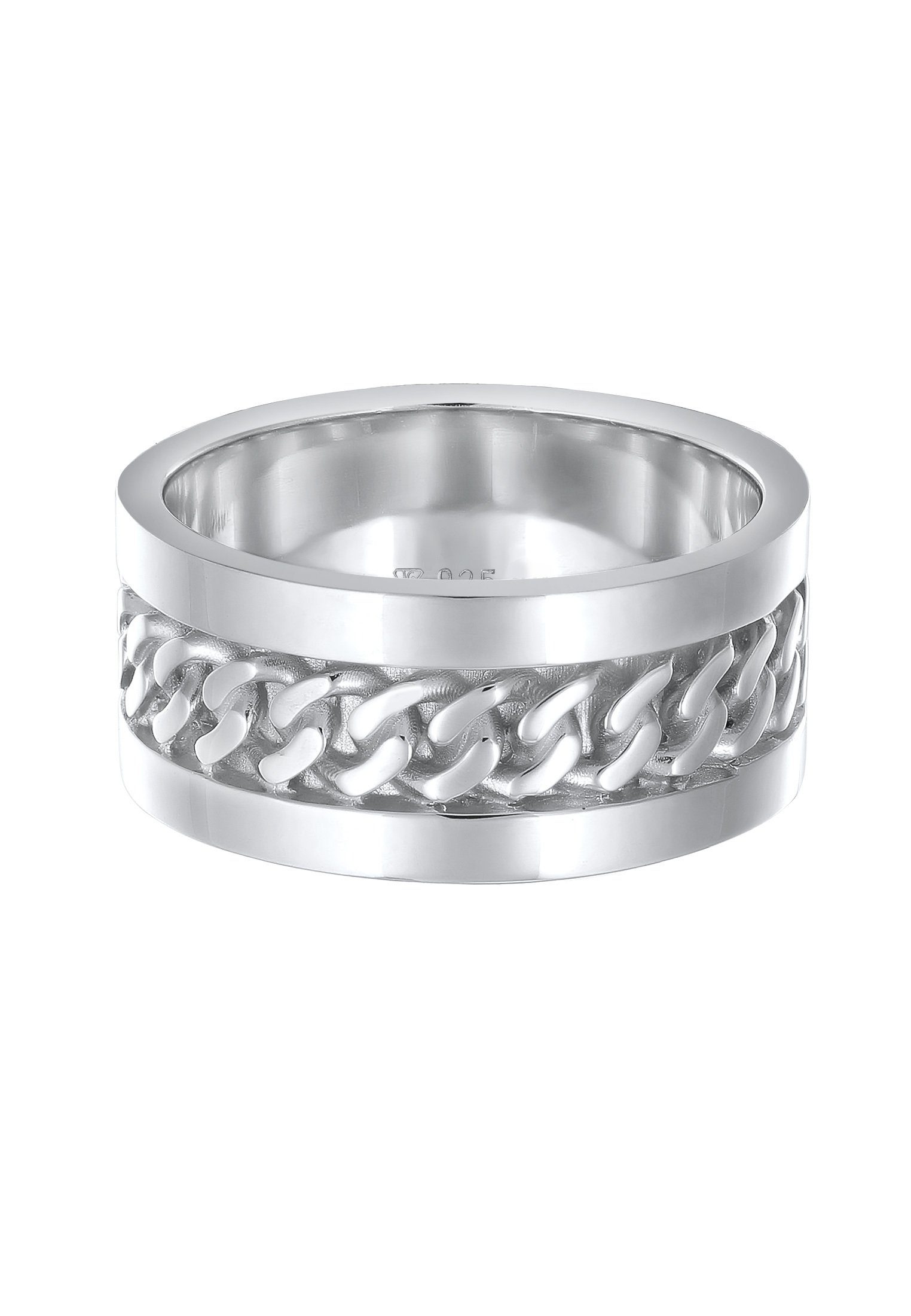 Elli Fingerring Damen Bandring Panzer Design günstig online kaufen