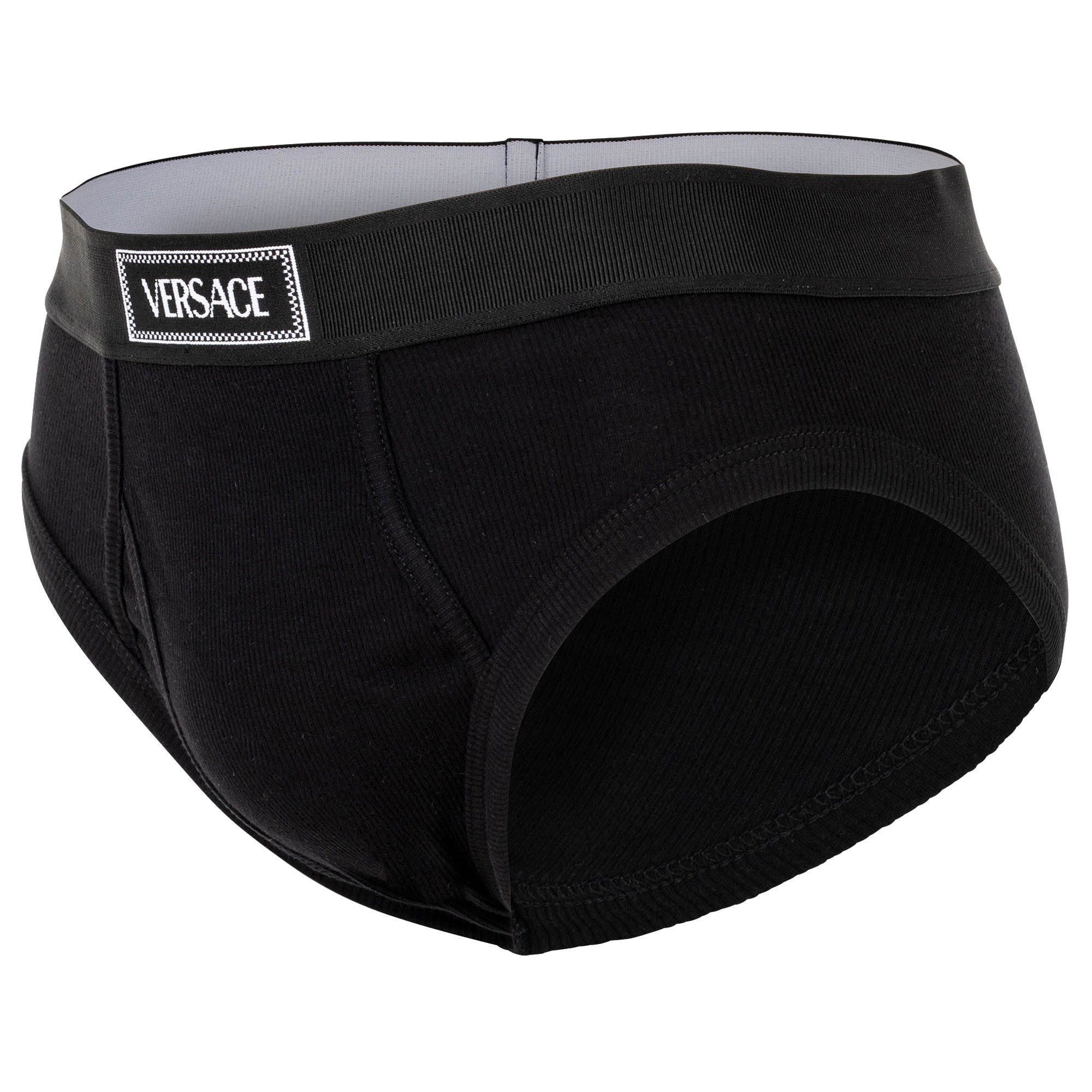 Versace Slip Herren Slip 1er Pack Baumwolle (Packung, 1er Pack)