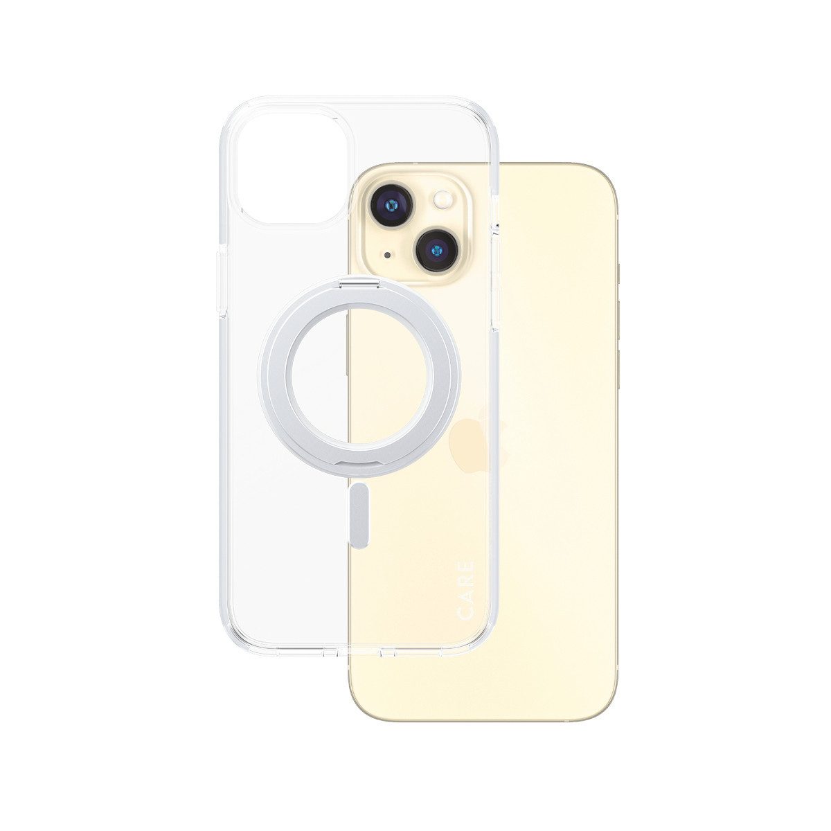 CARE by PanzerGlass Handyhülle Kickstand Case für Apple iPhone 15 Pro Max, Backcover, Schutzhülle, Handyschutzhülle, Case, Schutzcase, stoßfest