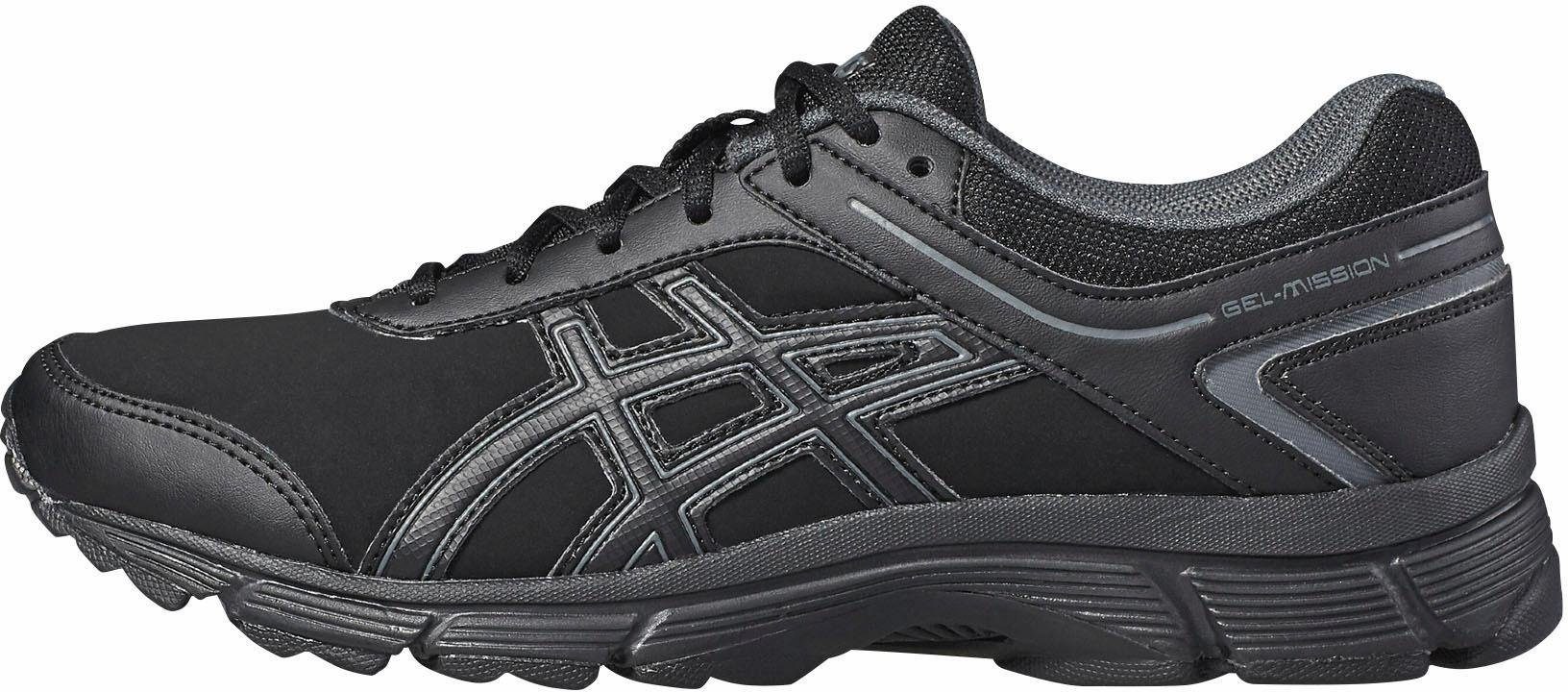 asics gel mission walkingschuh in schwarz asics gel mission walkingschuh in schwarz