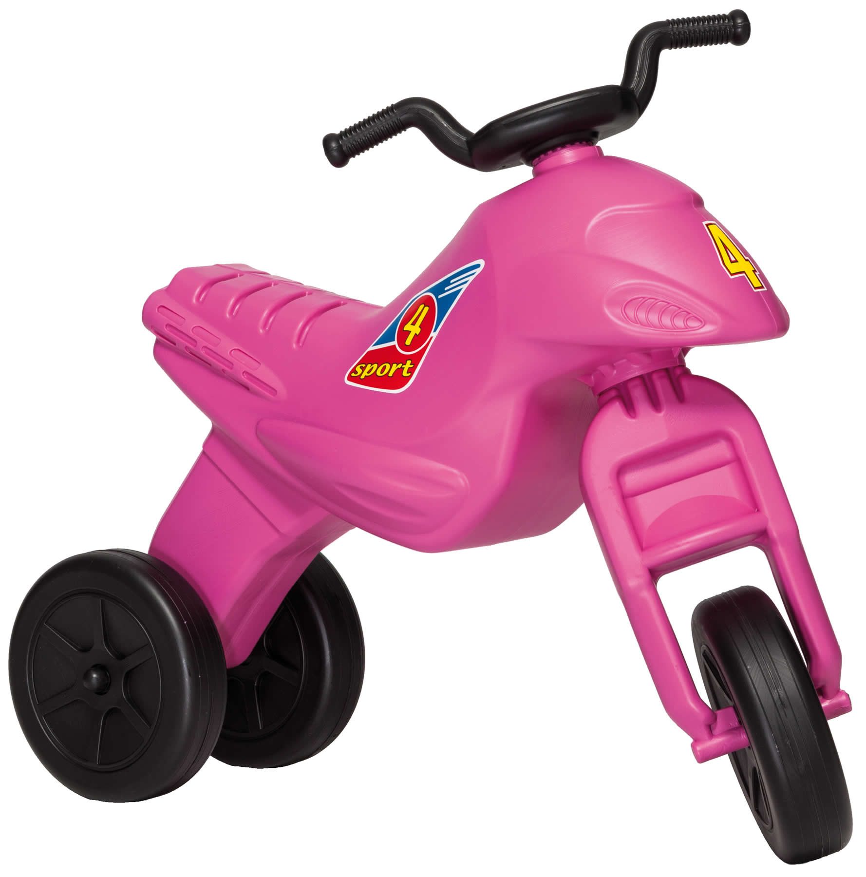 Rutschmotorrad Rutscher Fahrzeug 4 Maxi Laufrad Lauflernrad pink