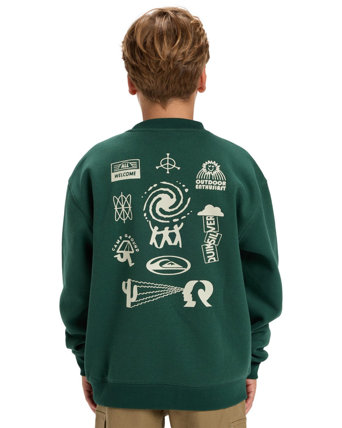 Quiksilver Fleecepullover Salt Water Graphic