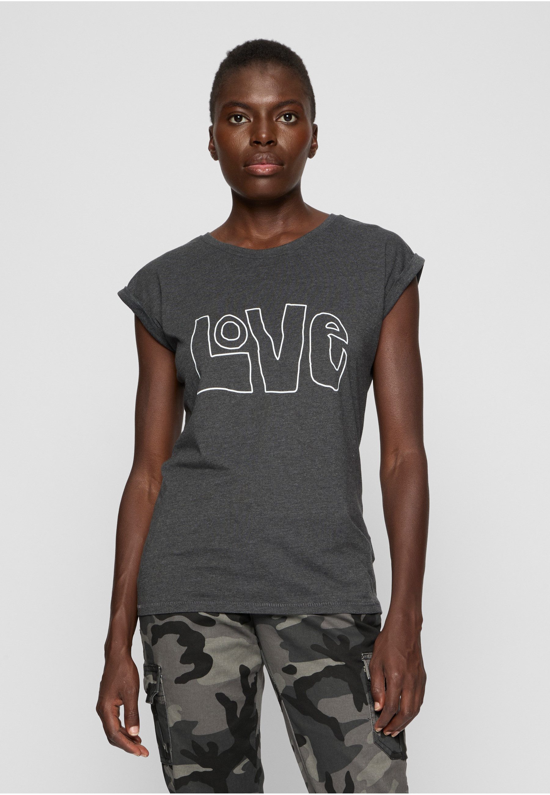 MisterTee T-Shirt MisterTee Damen Ladies Love Tee (1-tlg)