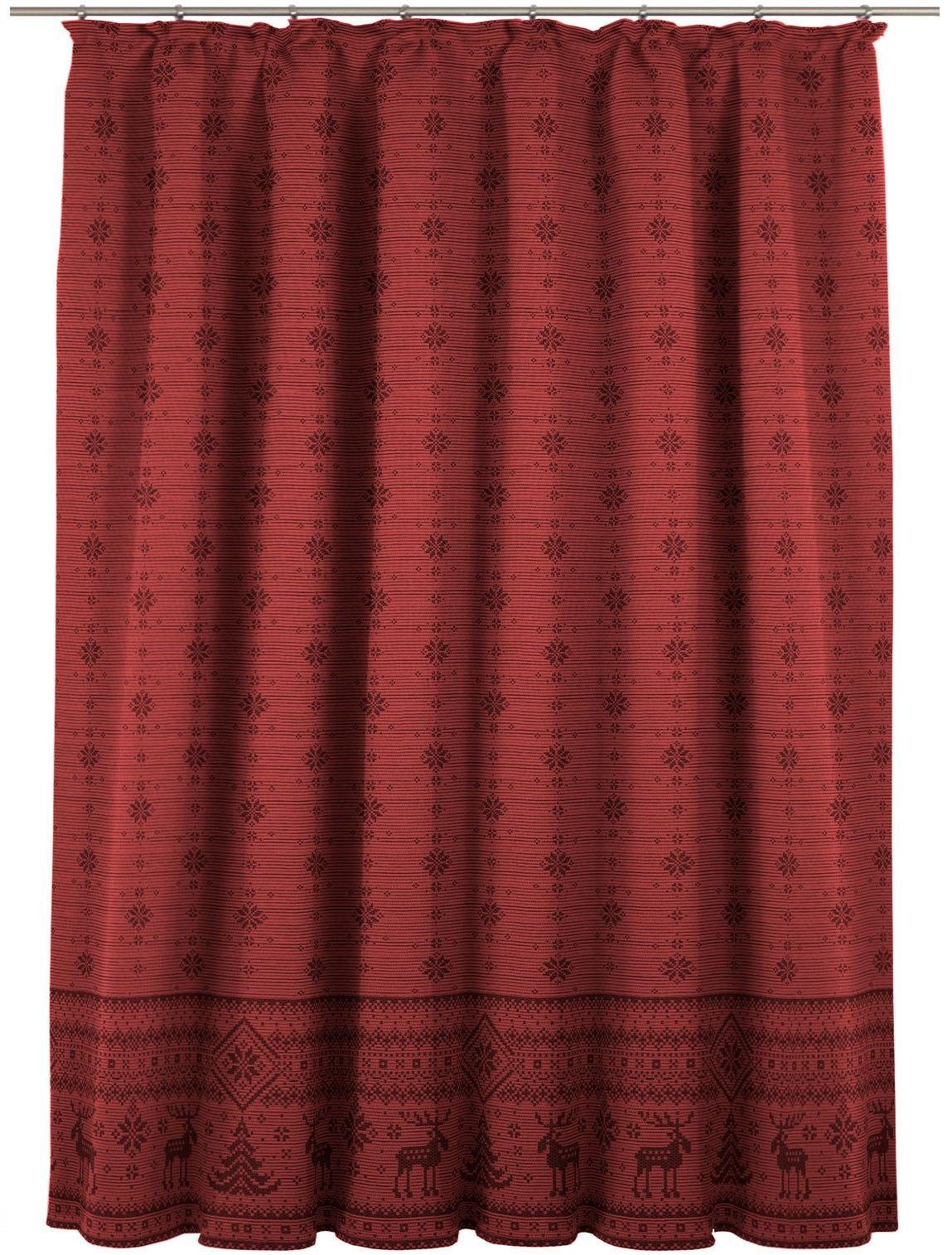 Wirth Vorhang Romo (1 St), Kräuselband, blickdicht, Jacquard