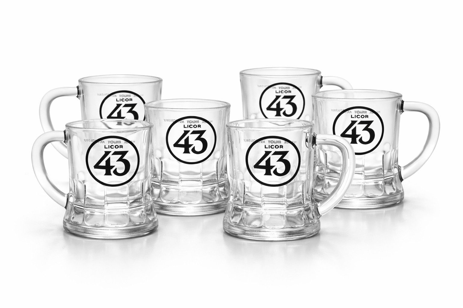 COR Gläser-Set Licor 43 Cuarenta y Tres Shotgläser 6er Set – 2 cl Likör Gläser