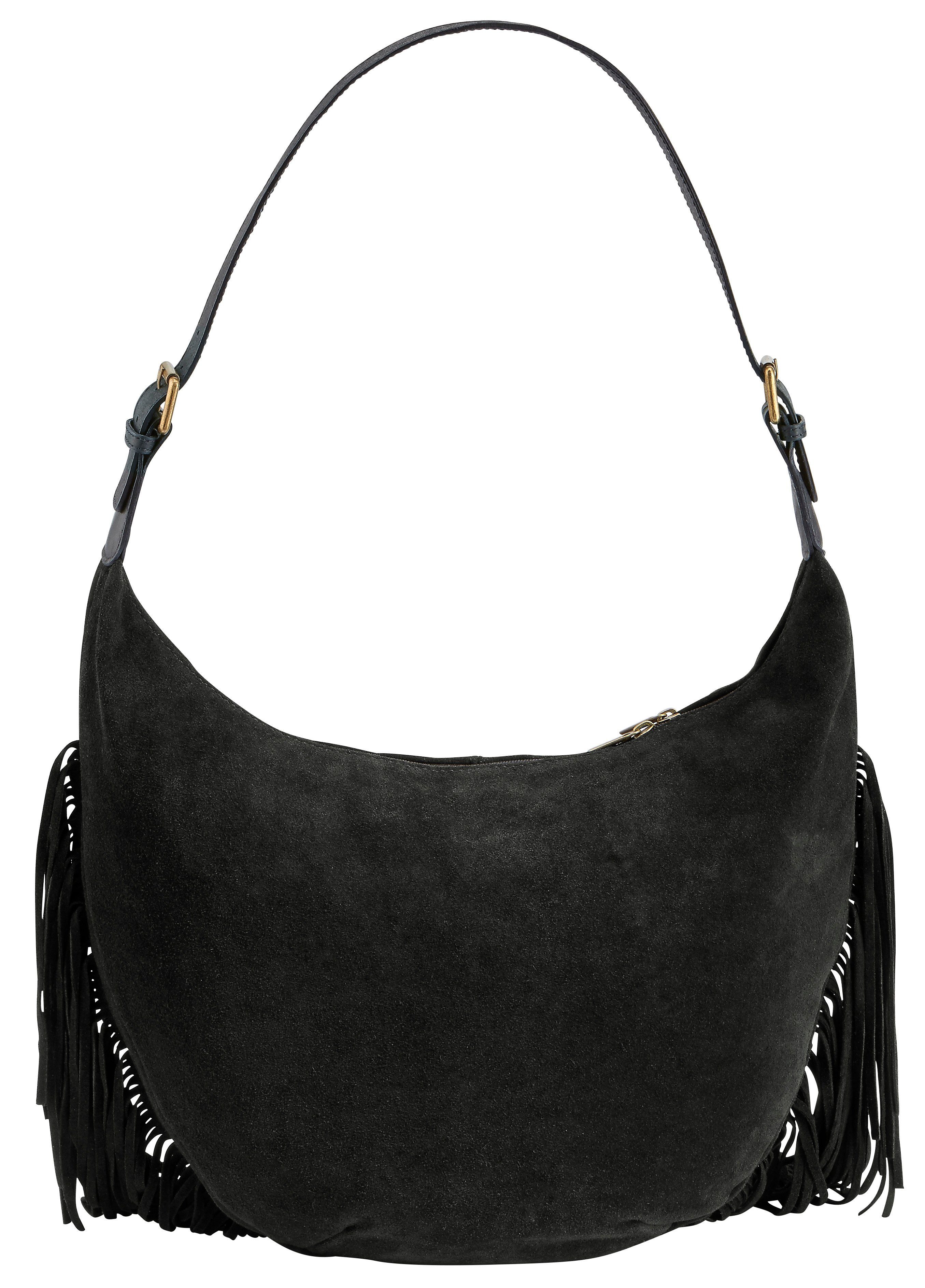 COLLEZIONE ALESSANDRO Tasche mit Fransen, In lässiger Beutelform online ...