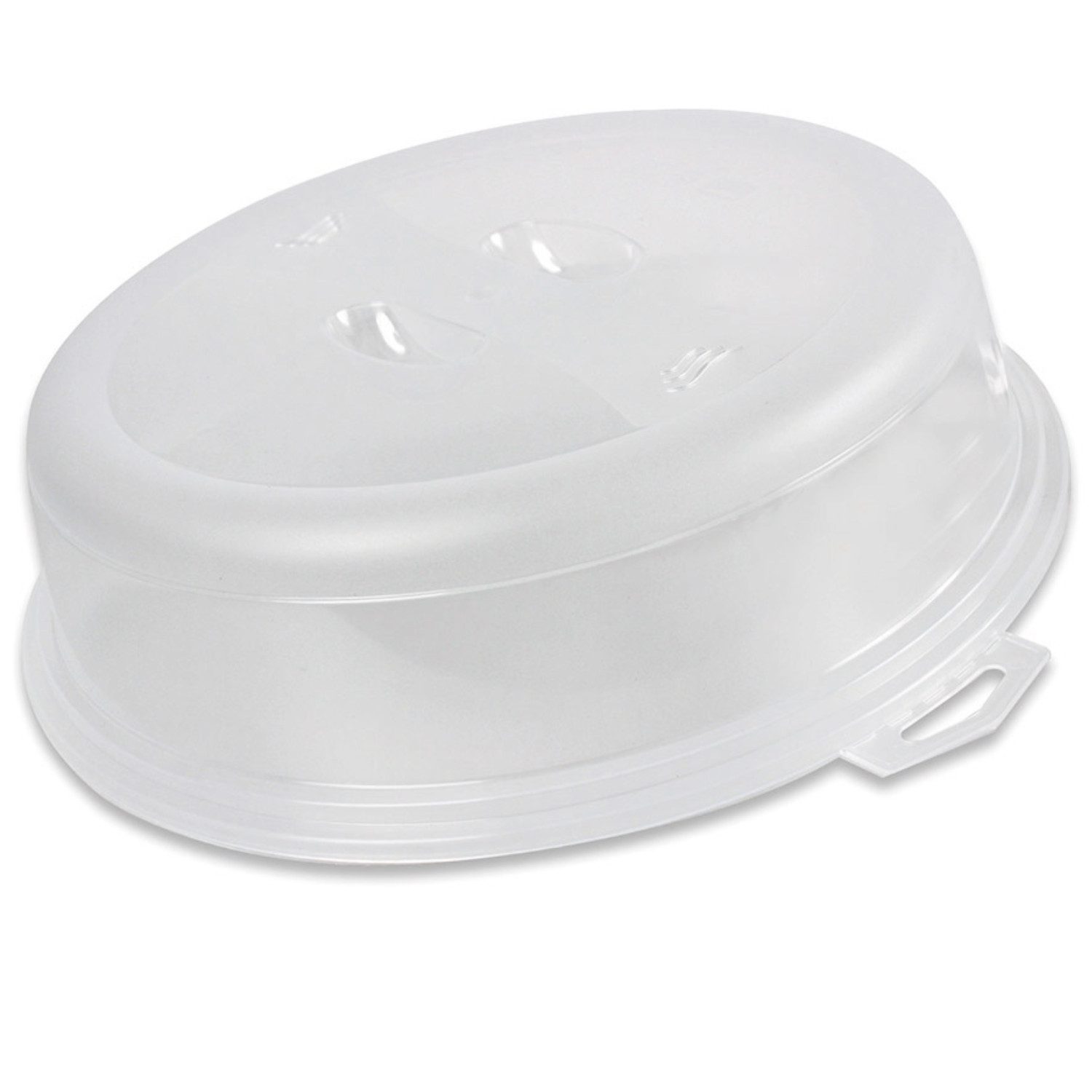 Centi Mikrowellenbehälter BASE Ø26cm Mikrowellenabdeckhauben, Kunststoff, (2er-Set), hitzebeständig & spülmaschinenfest