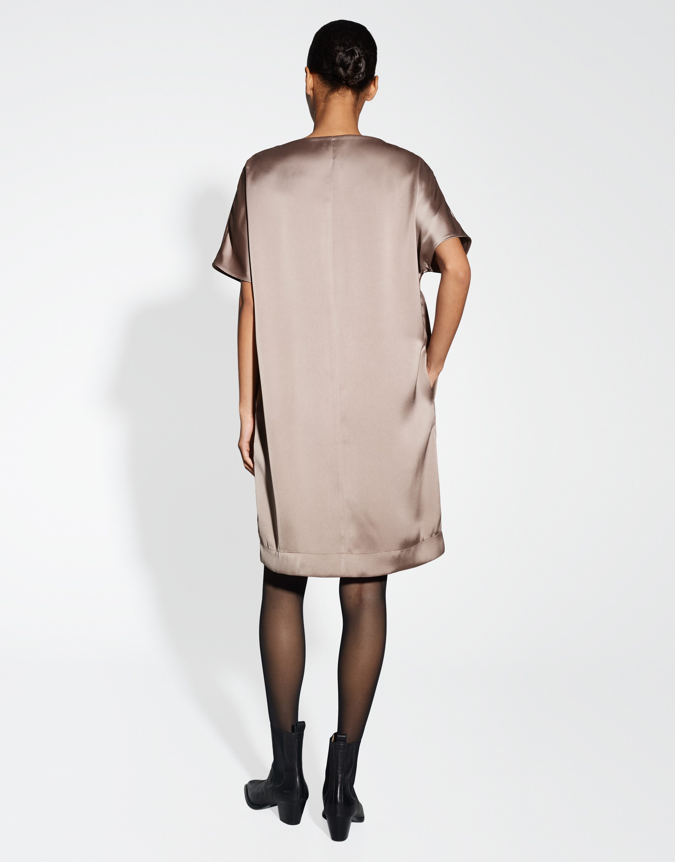 OPUS Minikleid WANELL aus glänzendem Satin günstig online kaufen