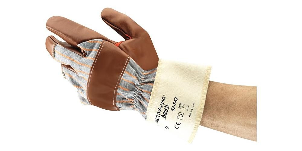 ANSELL Arbeitshandschuh-Set Перчатки ActivArmr® 52-547 Размер 9 braun EN 388 PSA-Kategorie II