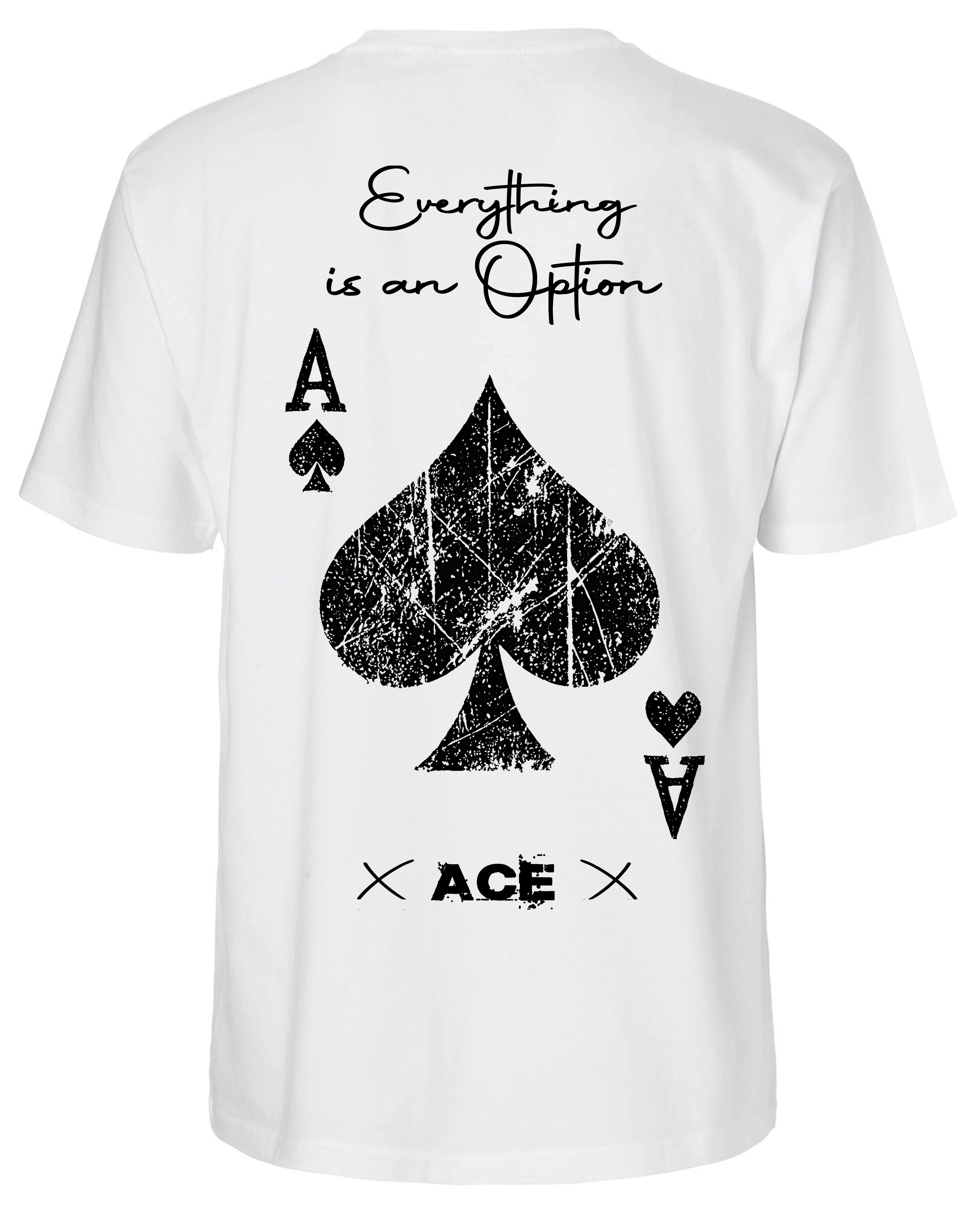 RMK T-Shirt Herren T-Shirt Rundhals Basic Freizeit Poker Ass Ace aus Baumwolle – Bild 3 von 3