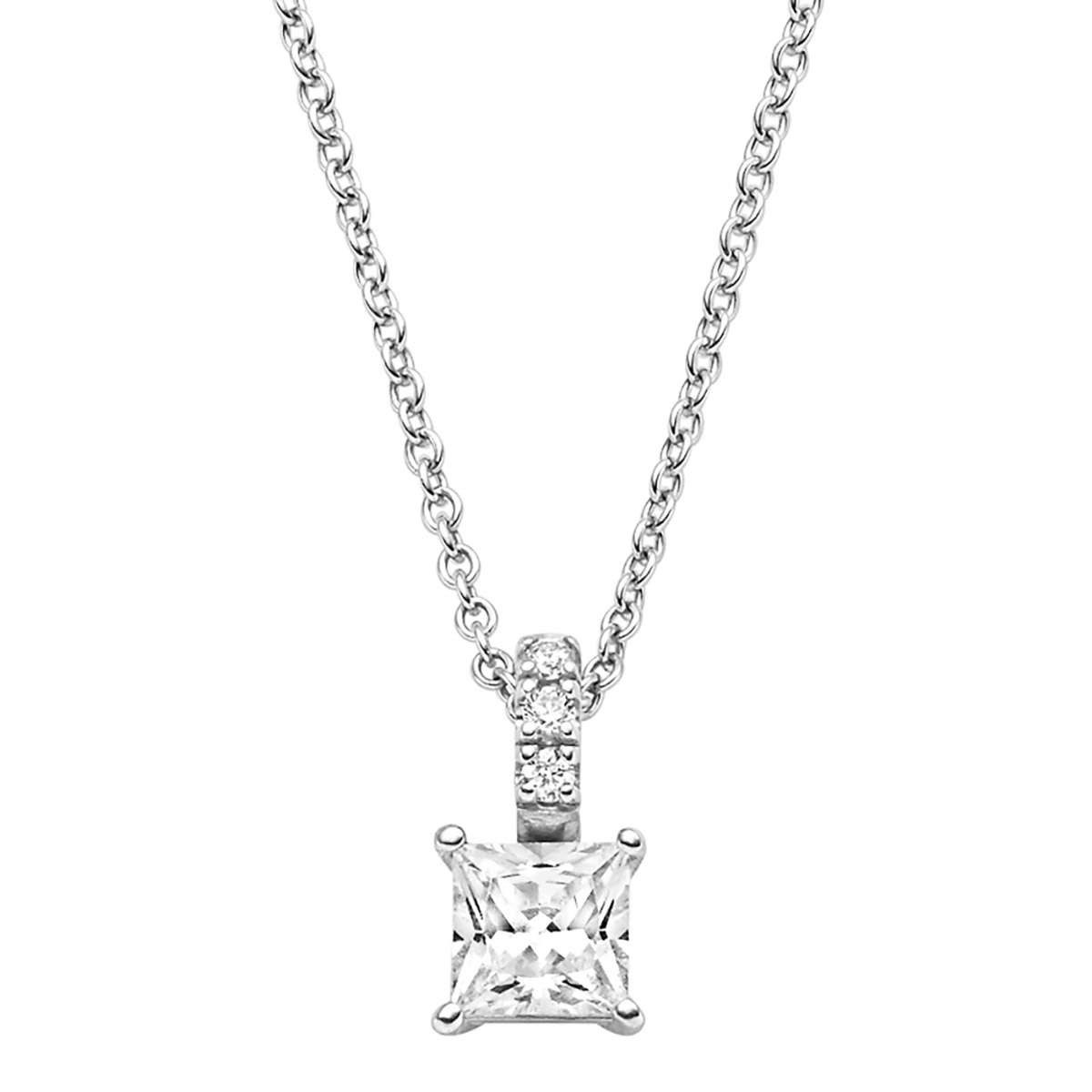VIVENTY Kette mit Anhänger 788872, für Damen-Collier Sterlingsilber 925 mit Zirkonia