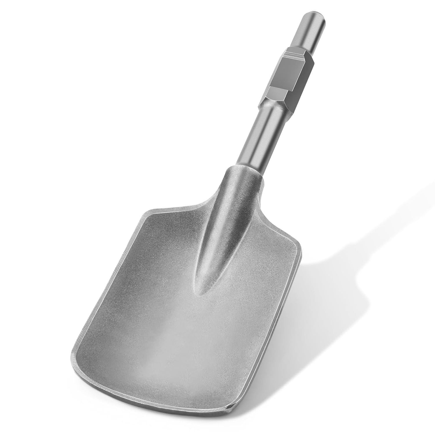 XERSEK Meißel-Set SDS HEX Schaufelmeißel Asphaltmeißel 140 x 440mm Boden Spatenmeißel, (Sechskant-Aufnahme 30mm, Abbruchhammer Kompatibel) Meissel für Mauerwerk, Asphalt & Erdreich
