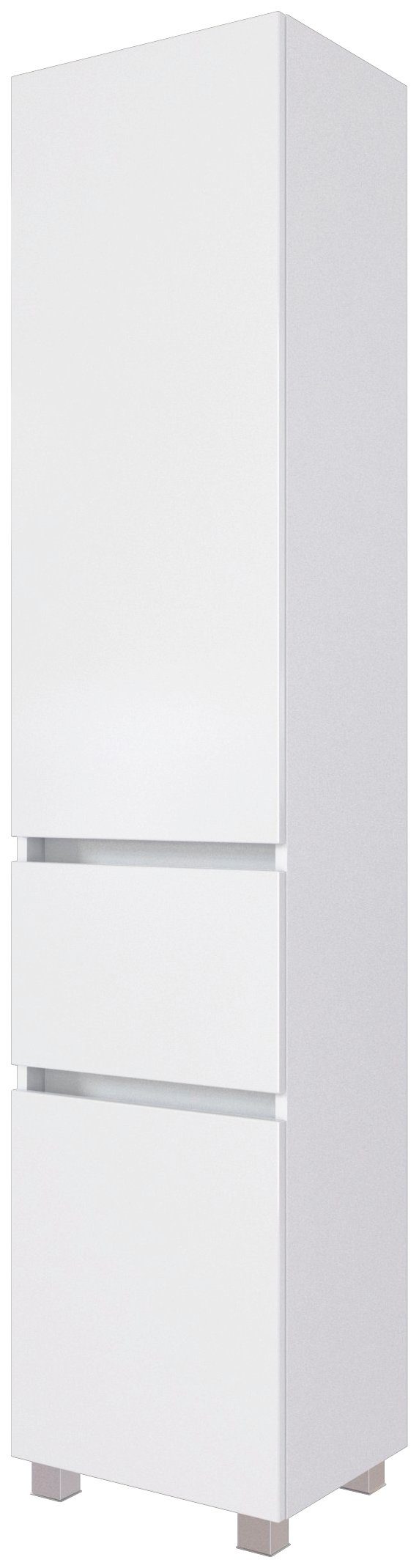 welltime Seitenschrank Kaunas 40 cm breit, mit Schubkasten, Soft-Close-Funktion