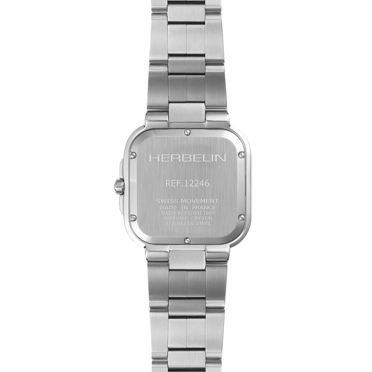 Michel Herbelin Taucheruhr Michel Herbelin Herrenarmbanduhr Cap Camarat Edelstahl 12246B16 Quarz, (1-tlg)