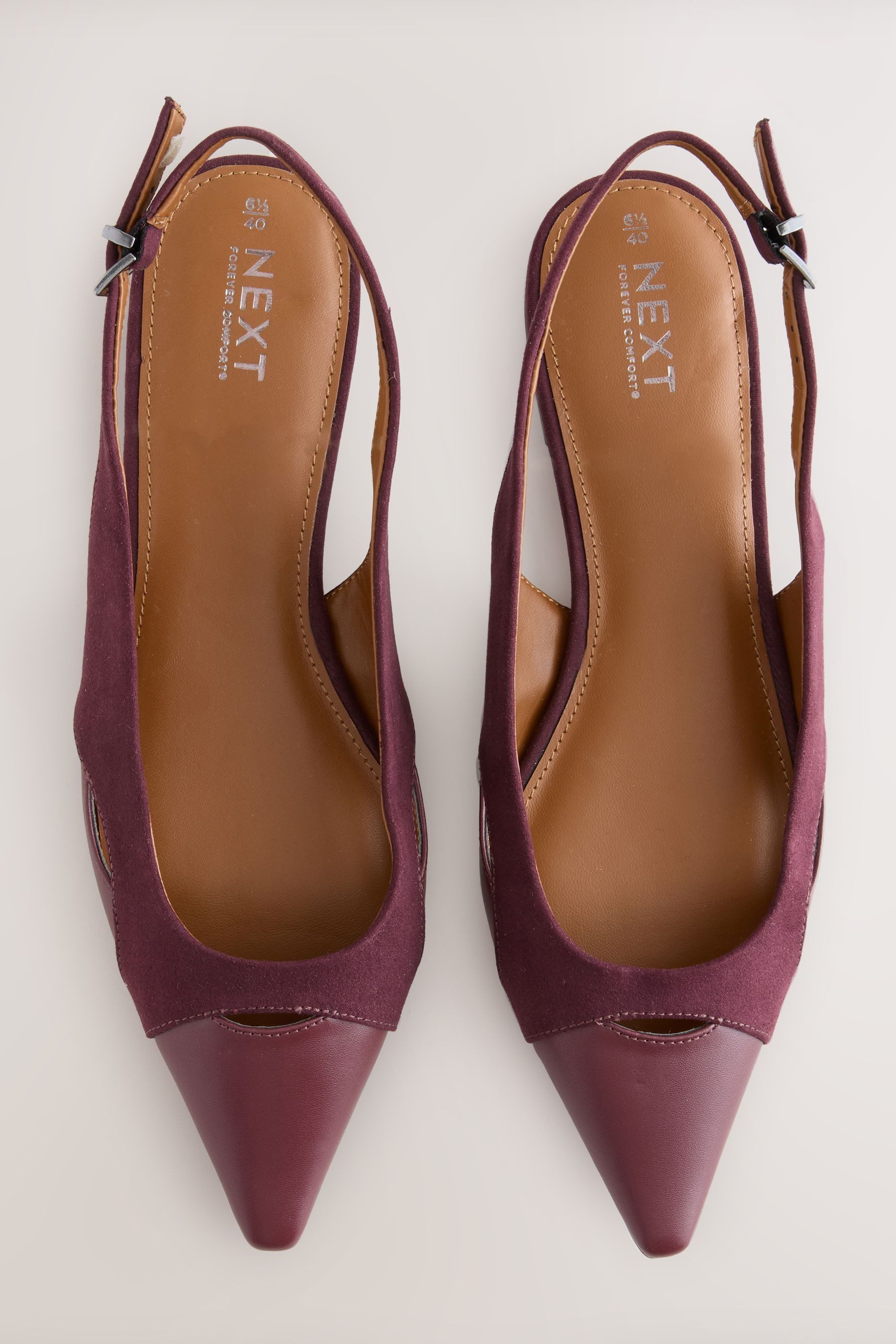Next Forever Comfort® Spitze Slingbacks Slingsandale günstig online kaufen