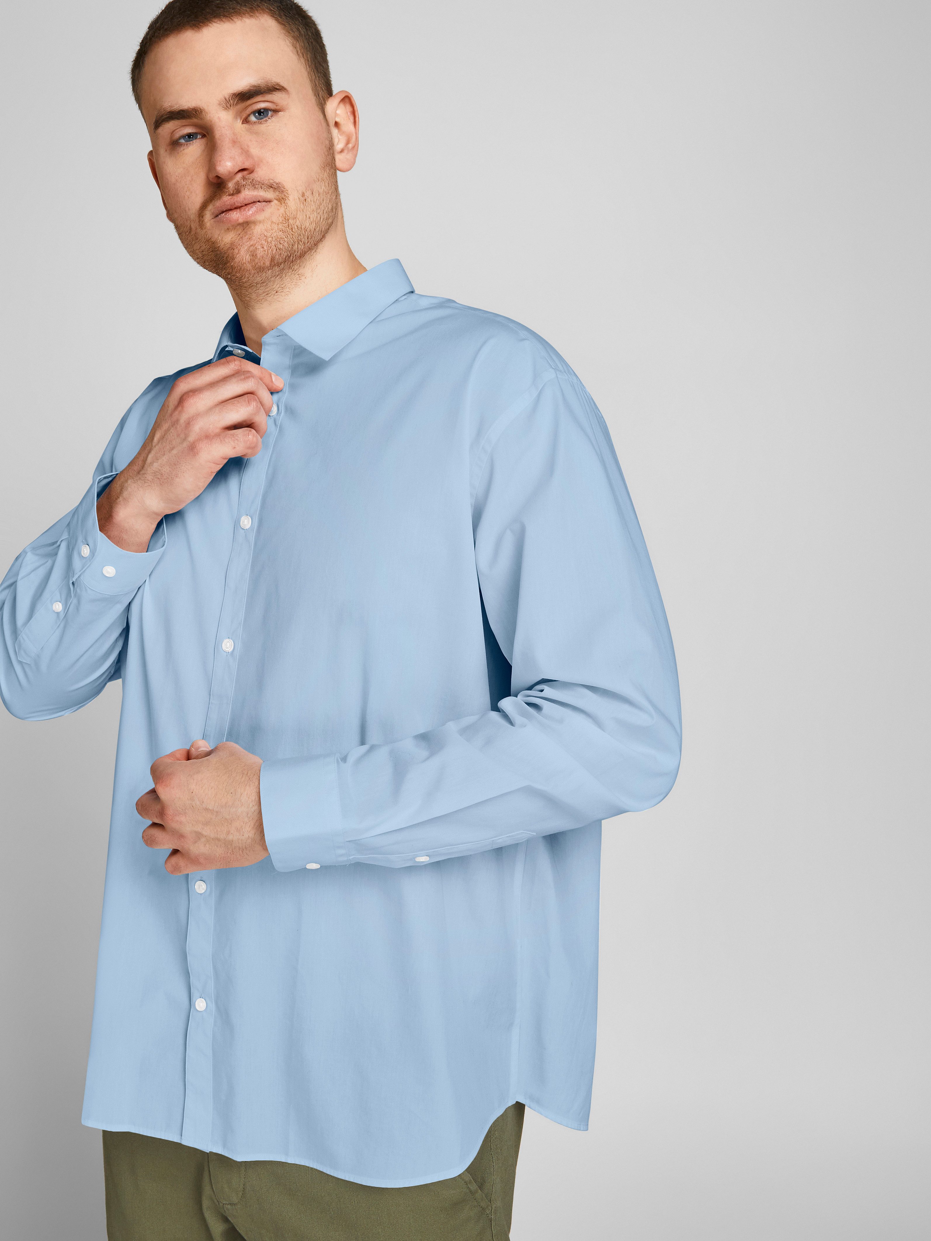 Jack & Jones PlusSize Langarmhemd JJJOE SHIRT LS PLAIN PLS günstig online kaufen